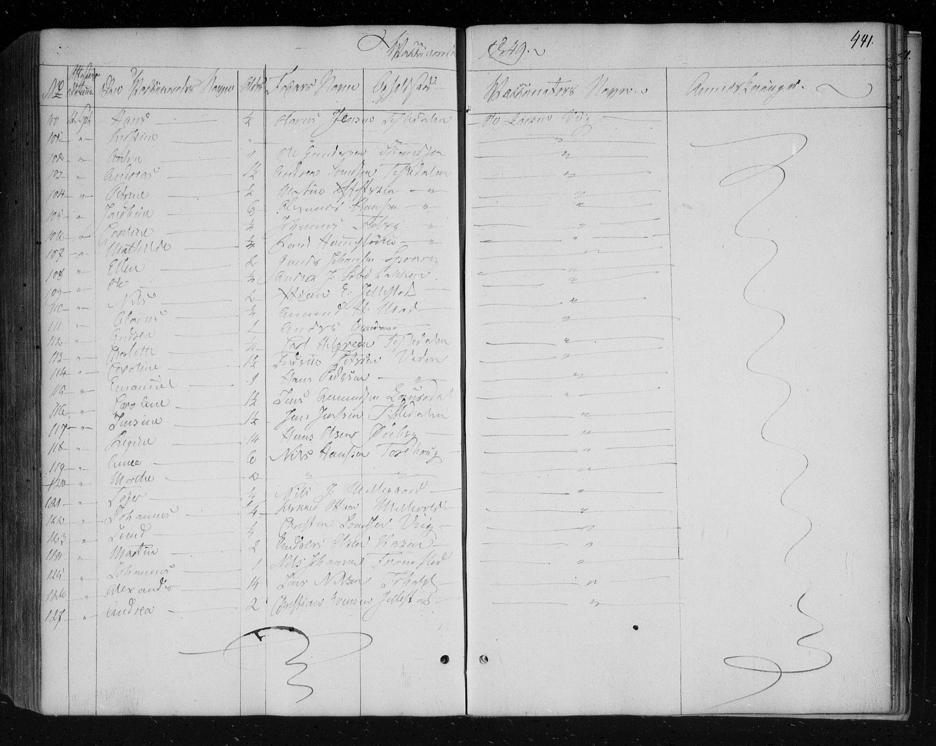 Berg prestekontor Kirkebøker, AV/SAO-A-10902/F/Fa/L0004: Parish register (official) no. I 4, 1843-1860, p. 441