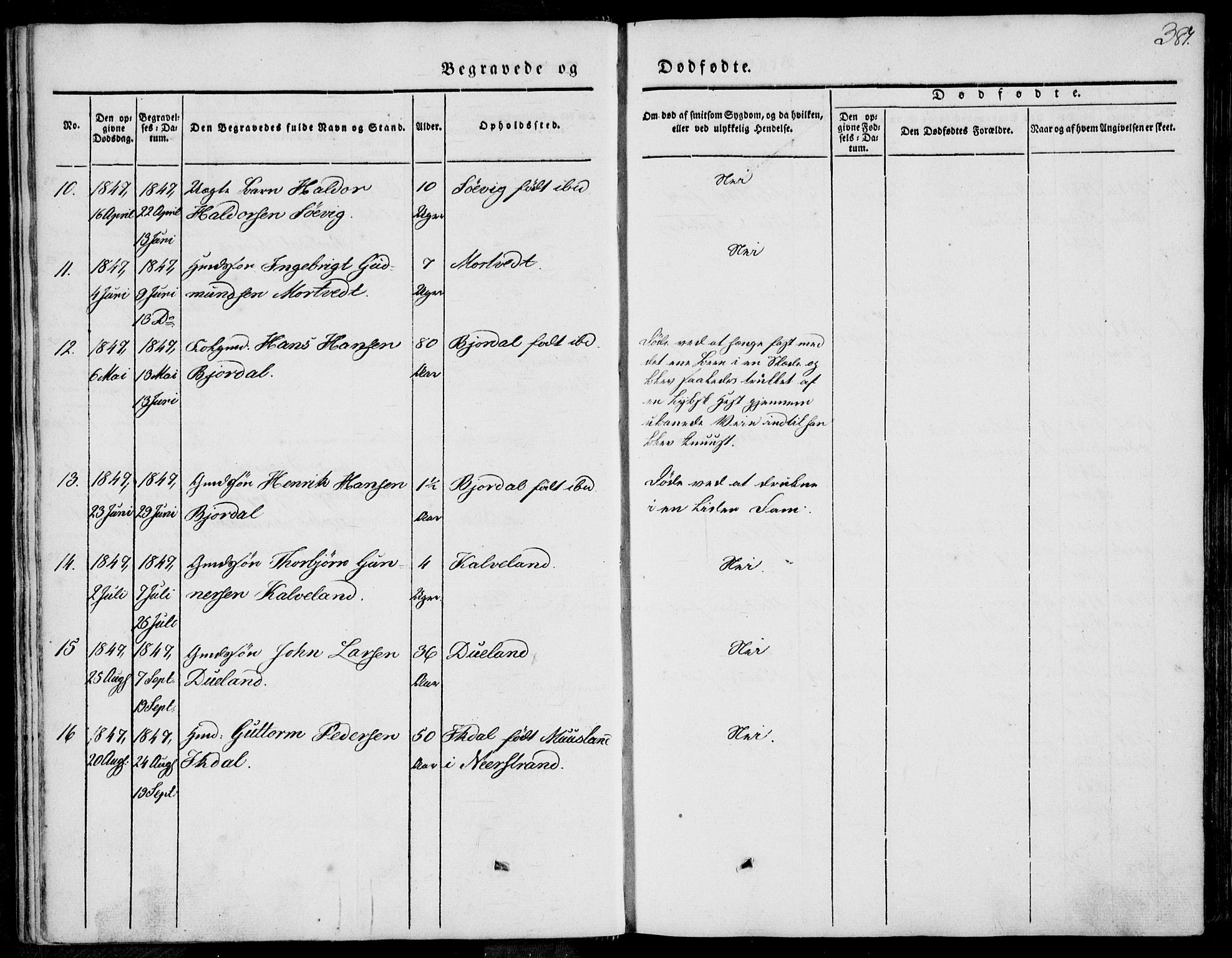 Skjold sokneprestkontor, AV/SAST-A-101847/H/Ha/Haa/L0006: Parish register (official) no. A 6.2, 1835-1858, p. 387