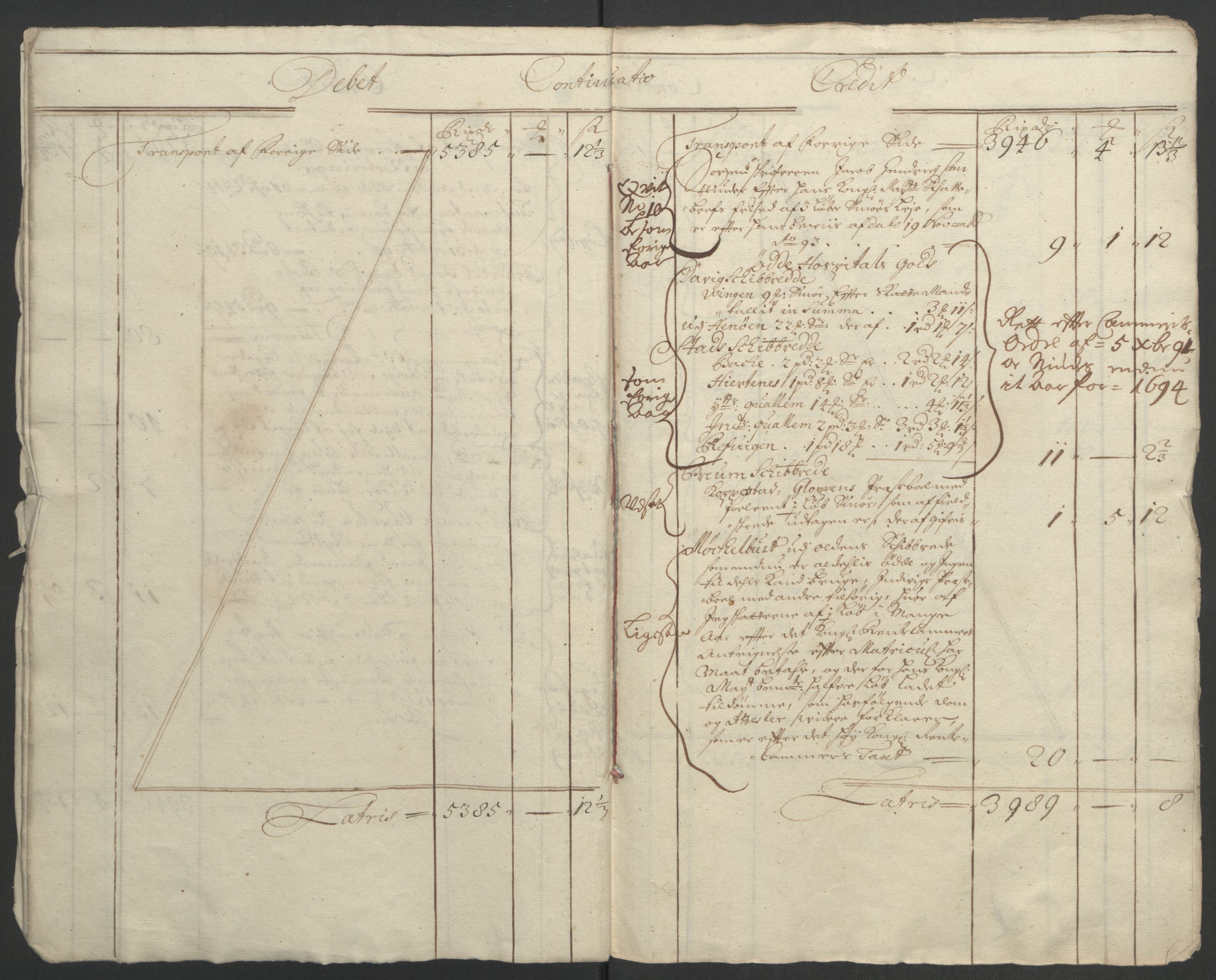 Rentekammeret inntil 1814, Reviderte regnskaper, Fogderegnskap, AV/RA-EA-4092/R53/L3421: Fogderegnskap Sunn- og Nordfjord, 1693-1694, p. 122