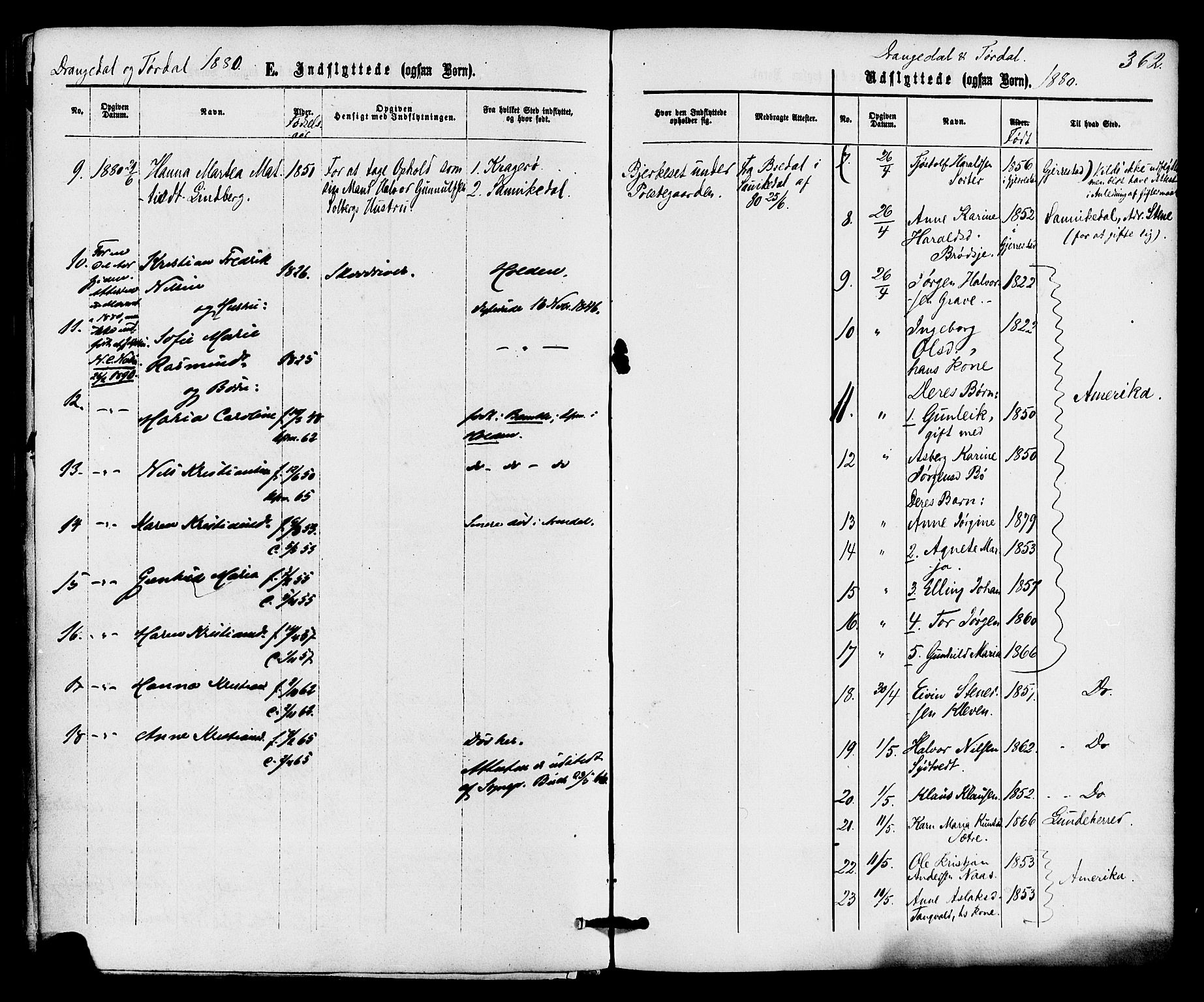 Drangedal kirkebøker, AV/SAKO-A-258/F/Fa/L0009: Parish register (official) no. 9 /1, 1872-1884, p. 362