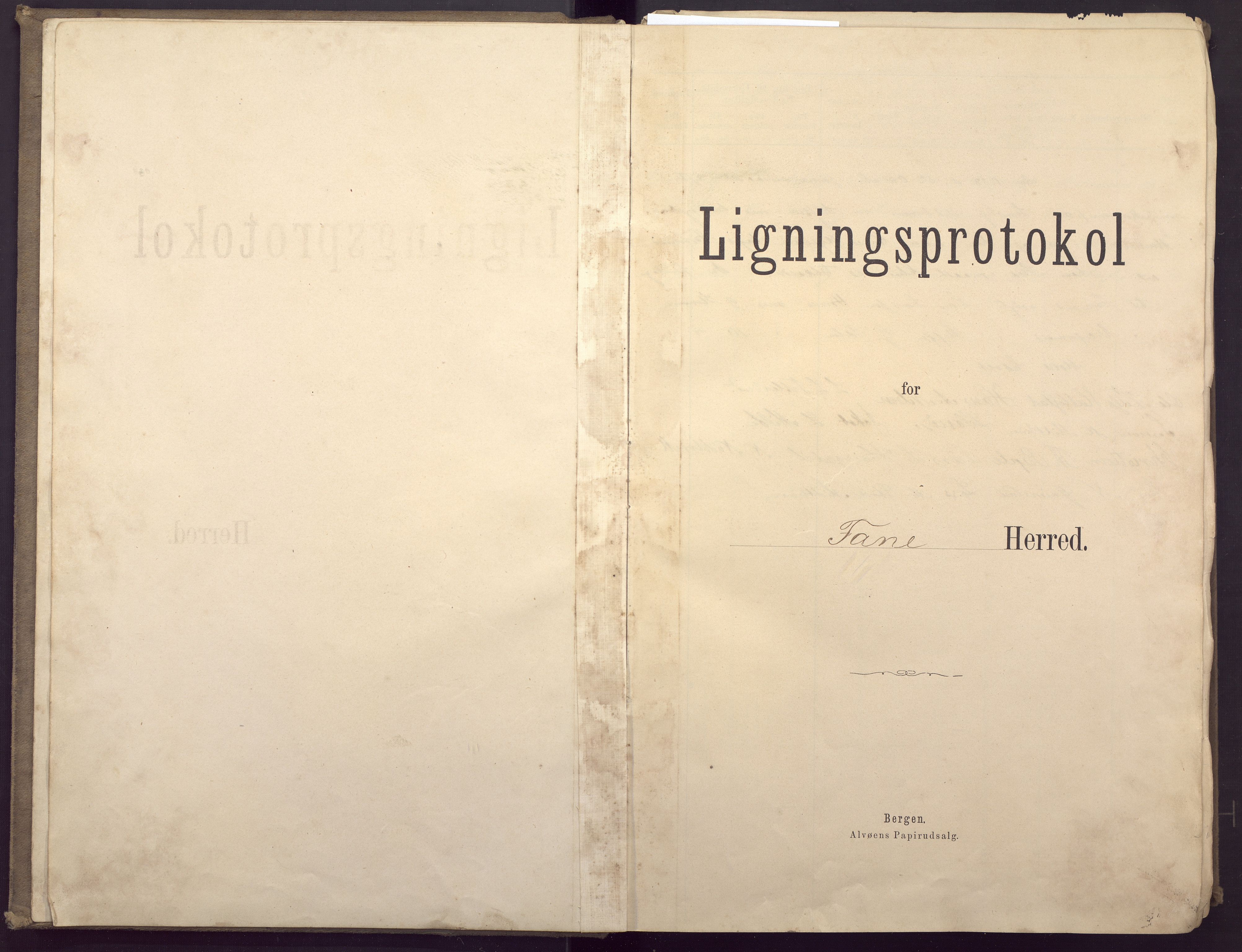 Fana kommune. Herredskassereren, BBA/A-0504/J/Jc/L0003: Ligningsprotokoll for Fana herred;, 1883-1891, p. 5