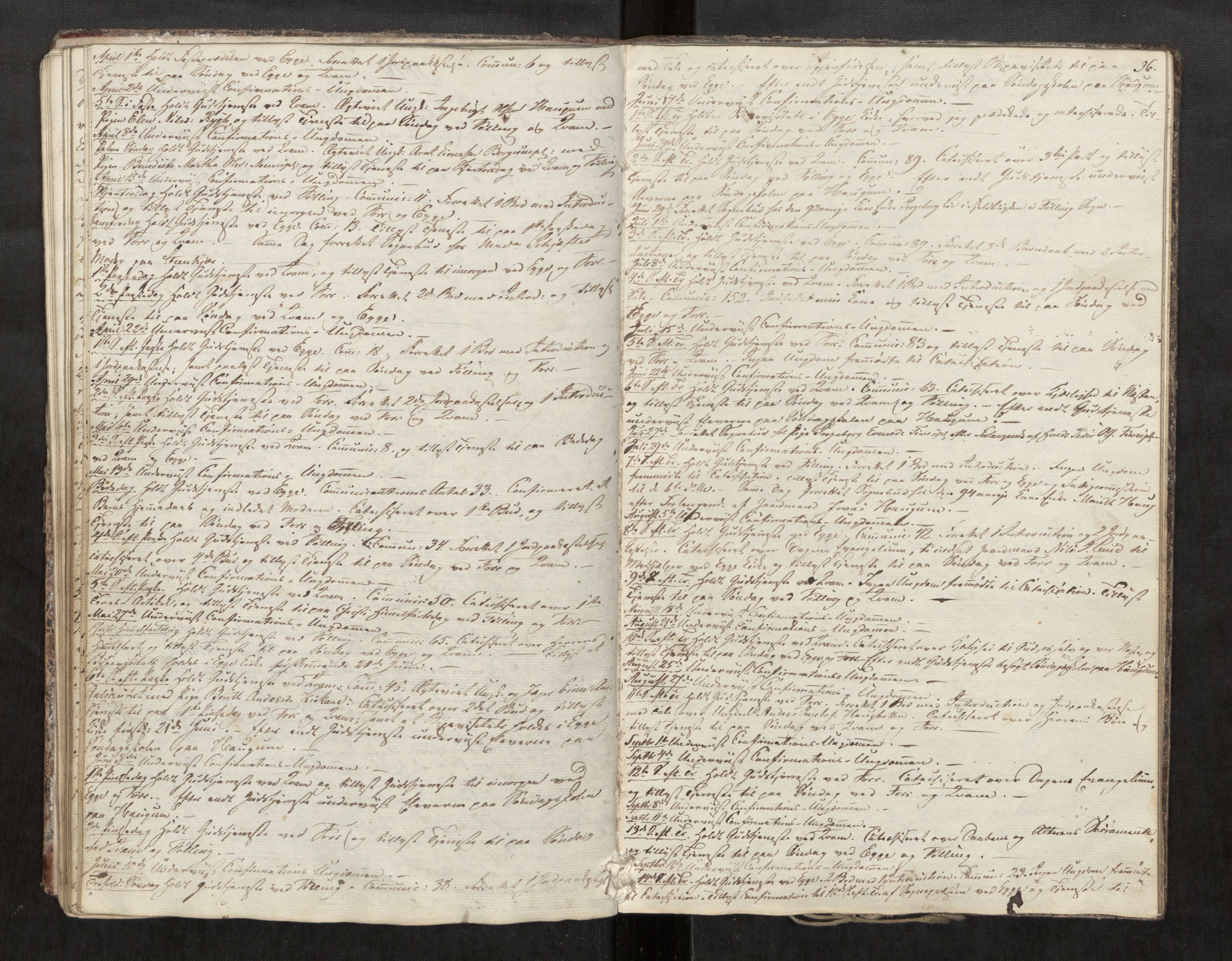 Stod sokneprestkontor, AV/SAT-A-1164/2/I/I1/I1d/L0001: Curate's parish register no. 1, 1827-1849, p. 36