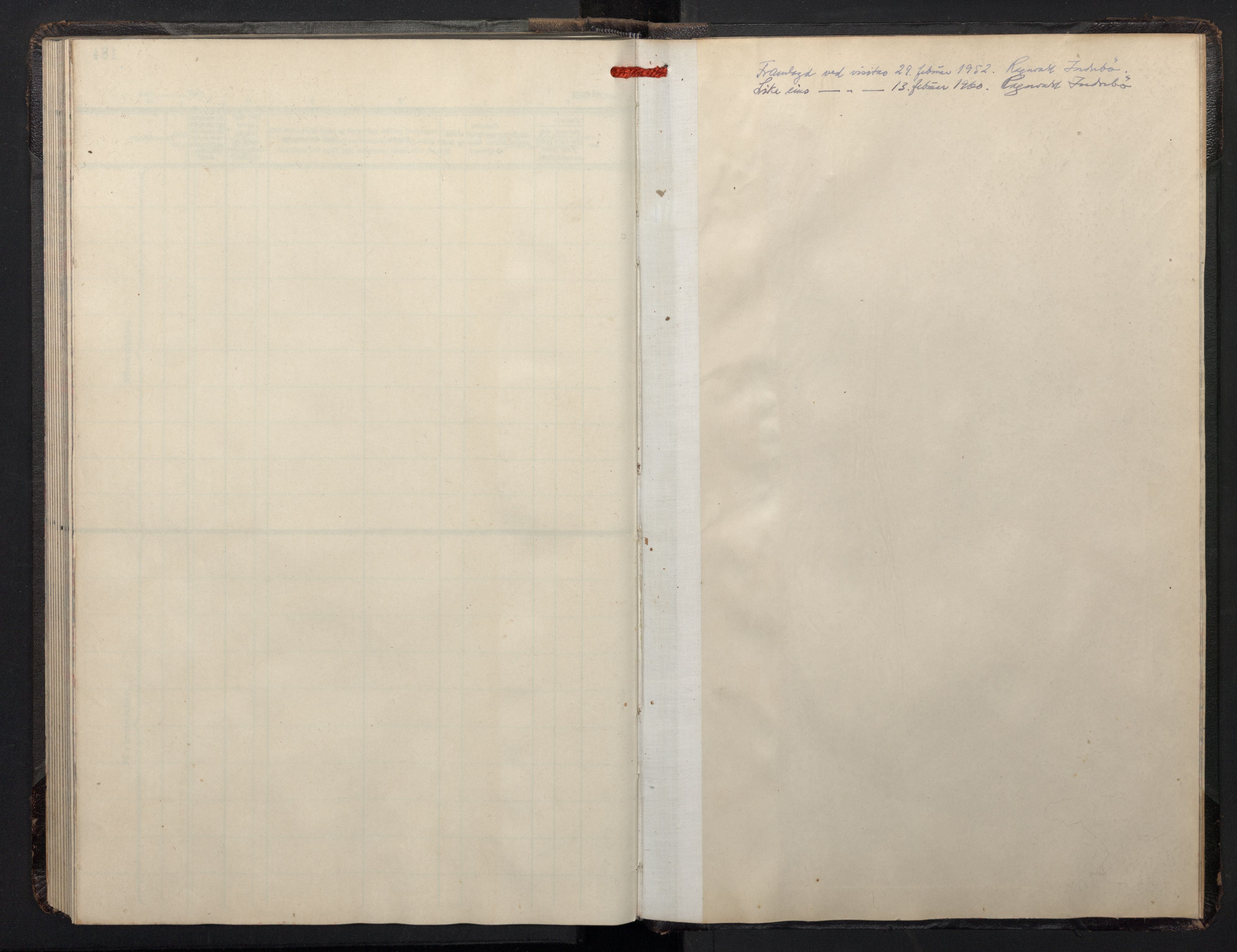 Nykirken Sokneprestembete, SAB/A-77101/H/Hab: Parish register (copy) no. E 4, 1947-1965, p. 105b-106a