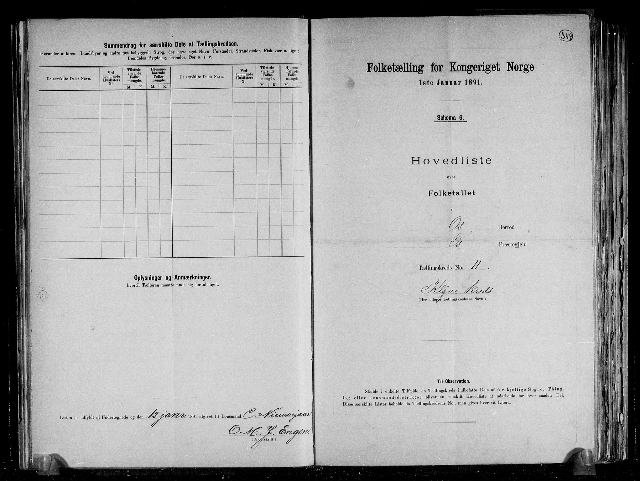 RA, 1891 census for 1243 Os, 1891, p. 18