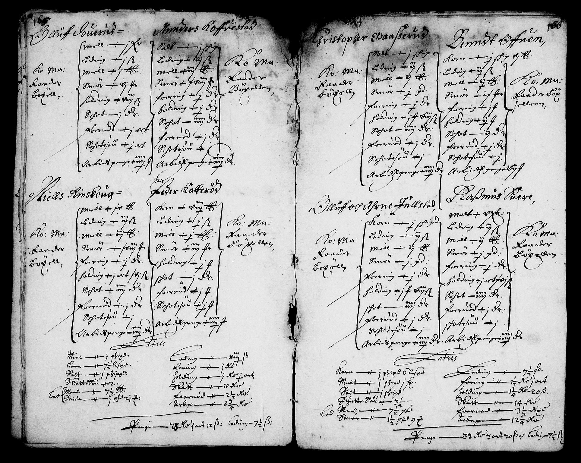 Rentekammeret inntil 1814, Realistisk ordnet avdeling, AV/RA-EA-4070/On/L0008: [Jj 9]: Jordebøker innlevert til kongelig kommisjon 1672: Hammar, Osgård, Sem med Skjelbred, Fossesholm, Fiskum og Ulland (1669-1672), Strøm (1658-u.d. og 1672-73) samt Svanøy gods i Sunnfjord (1657)., 1672, p. 185