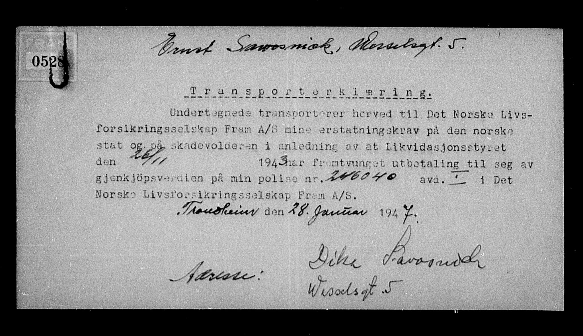 Justisdepartementet, Tilbakeføringskontoret for inndratte formuer, RA/S-1564/H/Hc/Hca/L0907: --, 1945-1947, p. 505