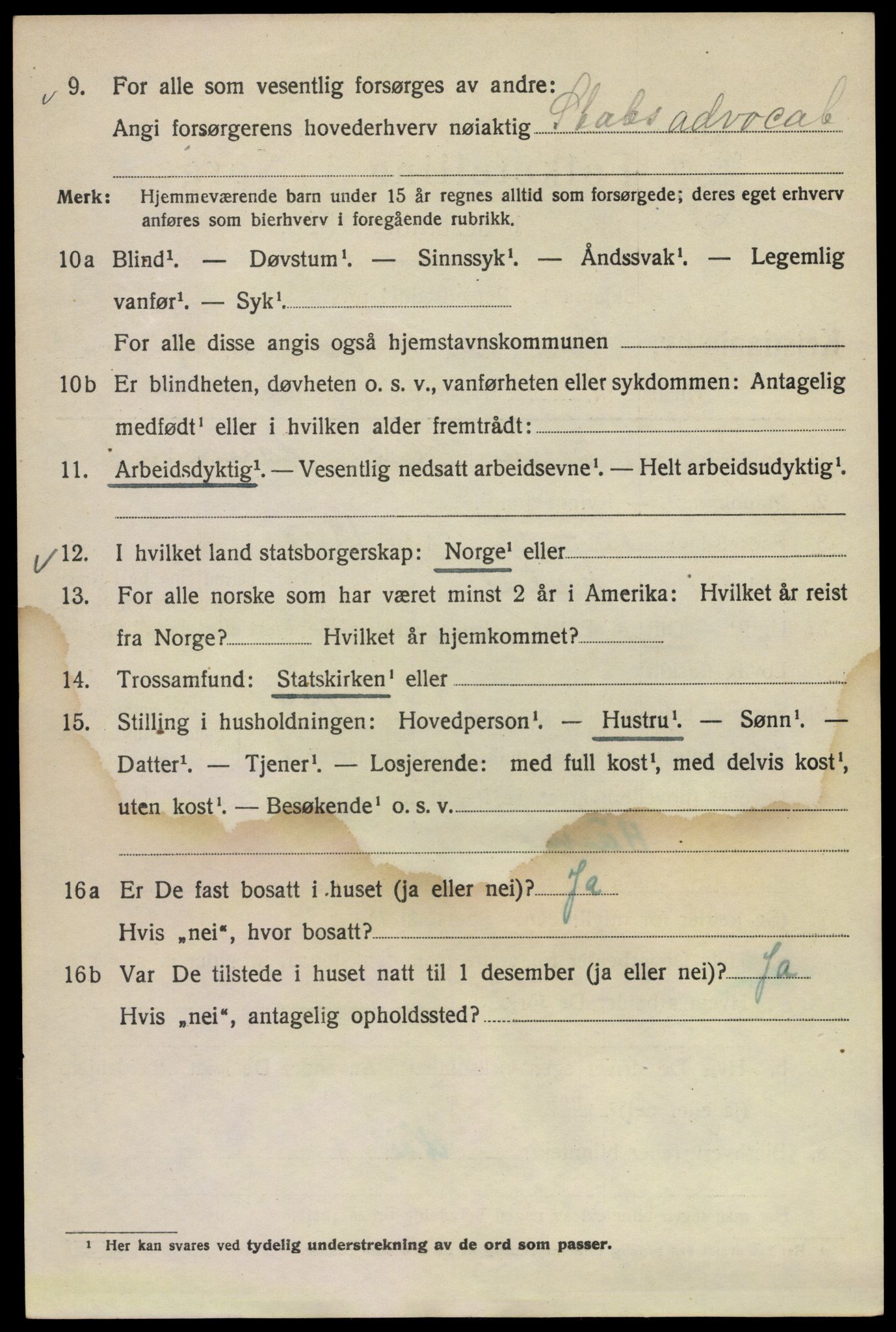 SAO, 1920 census for Kristiania, 1920, p. 643692