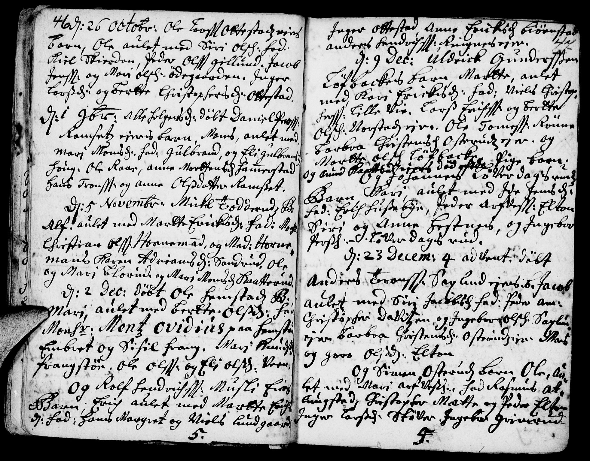 Stange prestekontor, AV/SAH-PREST-002/K/L0002: Parish register (official) no. 2, 1724-1740, p. 46-47