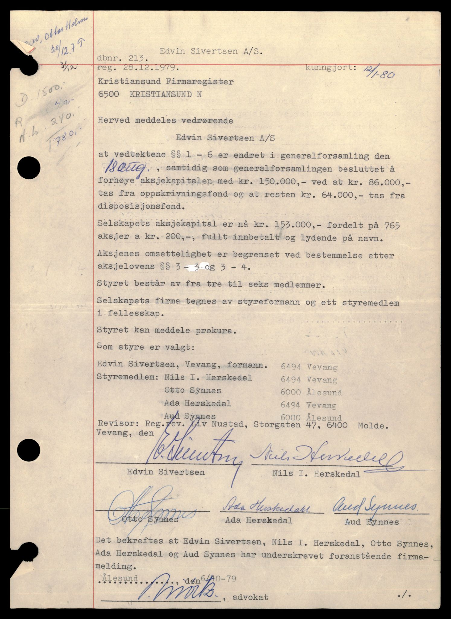 Kristiansund sorenskriveri, AV/SAT-A-0019/2/J/Jc/Jca/L0004: Aksjeselskap, E-J, 1944-1990, p. 21