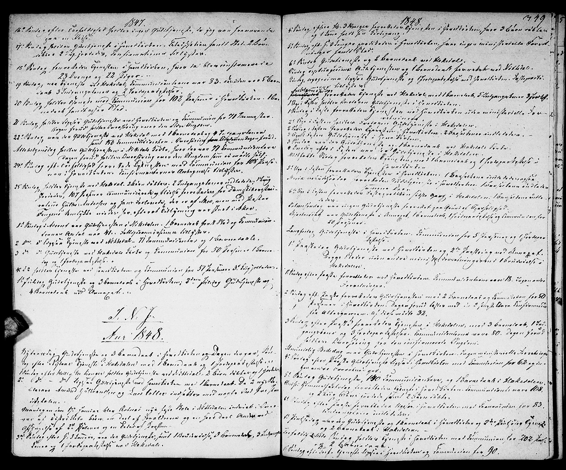 Nittedal prestekontor Kirkebøker, SAO/A-10365a/F/Fa/L0004: Parish register (official) no. I 4, 1836-1849, p. 349