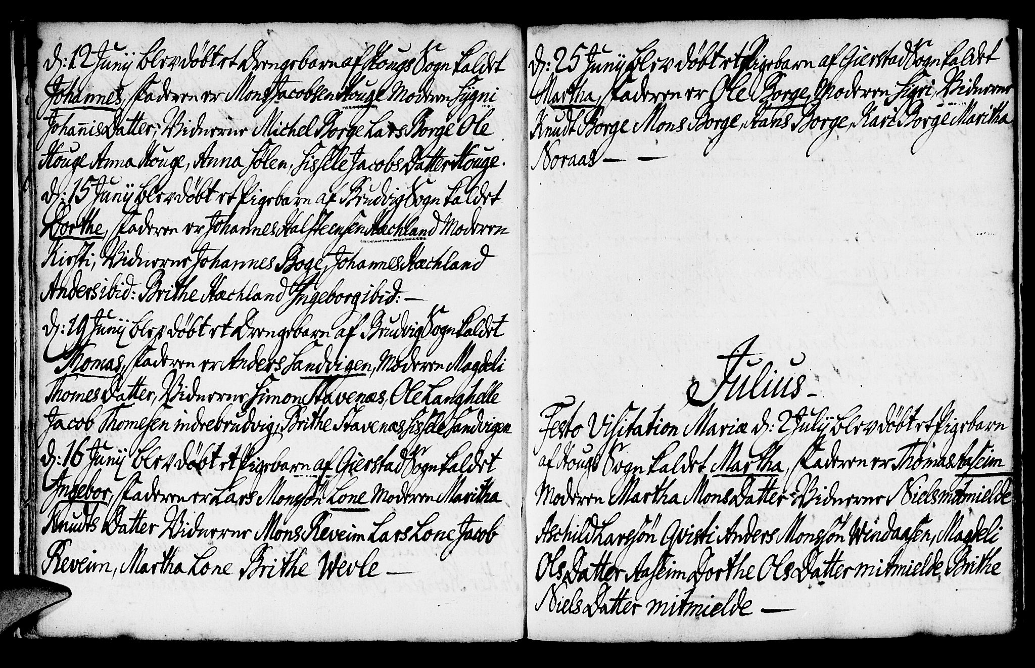 Haus sokneprestembete, SAB/A-75601/H/Haa: Parish register (official) no. A 8, 1754-1769, p. 10