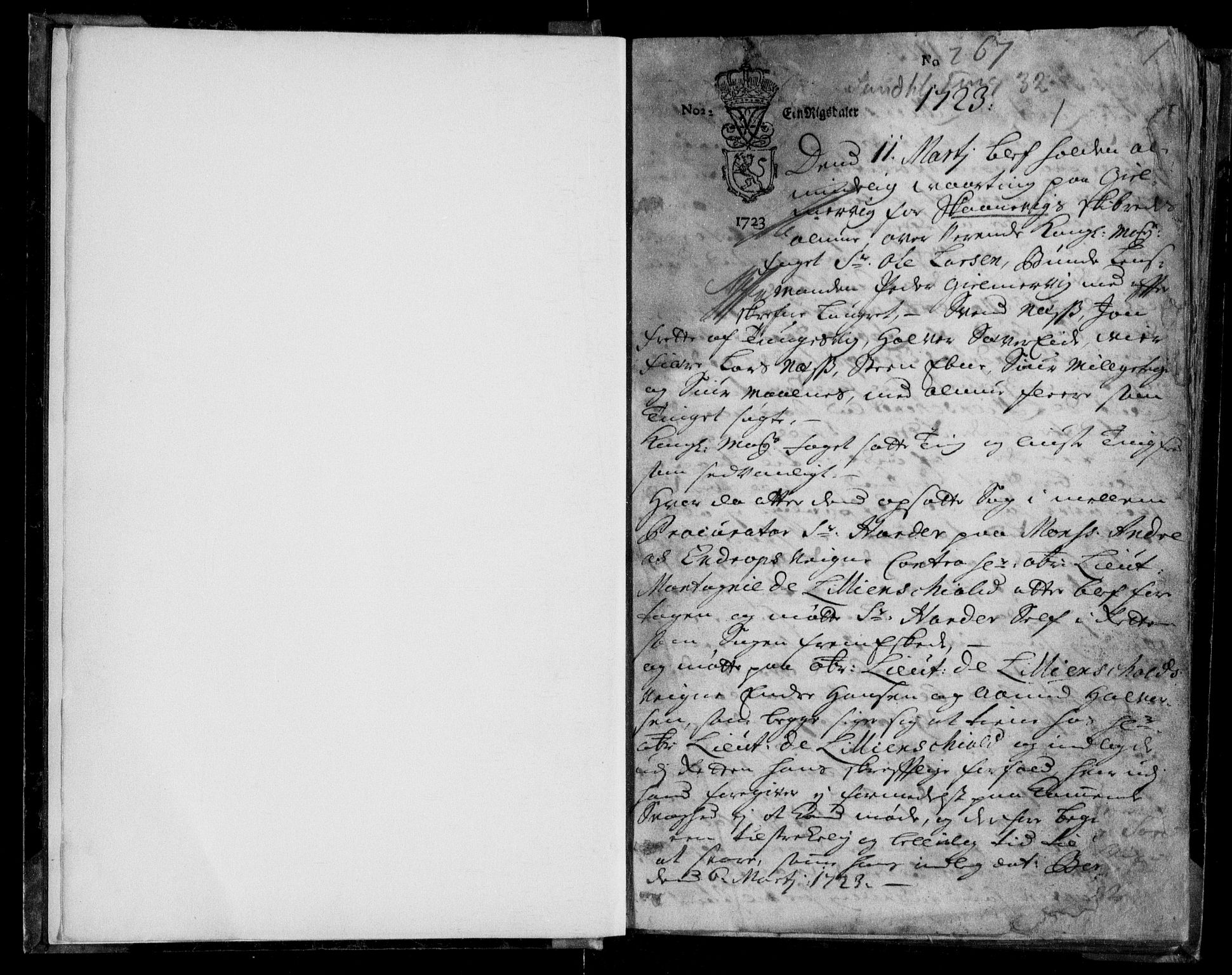 Sunnhordland sorenskrivar, SAB/A-2401/1/F/Faa/L0032: Tingbøker, 1723-1725, p. 0b-1a