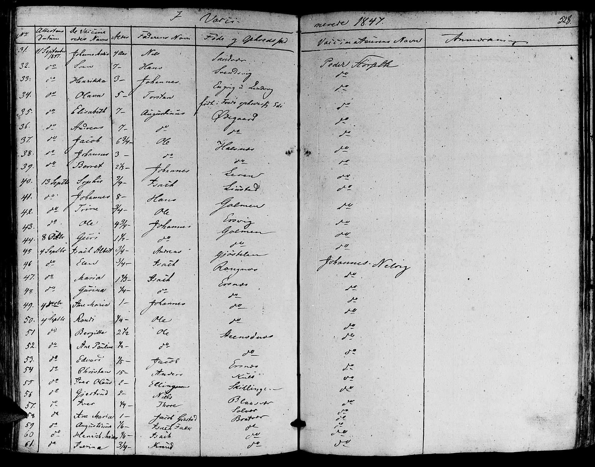 Ministerialprotokoller, klokkerbøker og fødselsregistre - Møre og Romsdal, AV/SAT-A-1454/581/L0936: Parish register (official) no. 581A04, 1836-1852, p. 528