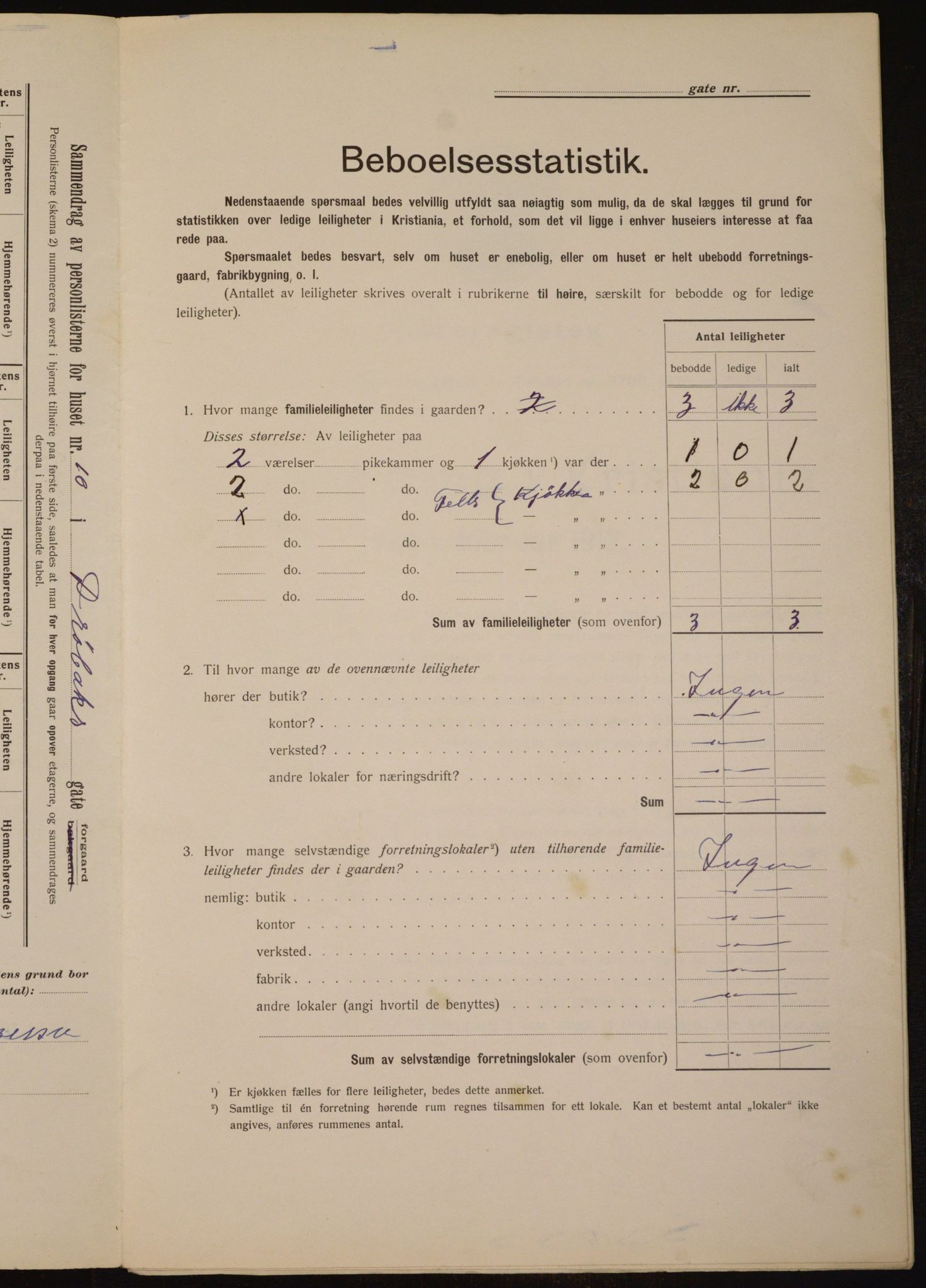 OBA, Municipal Census 1912 for Kristiania, 1912, p. 17336