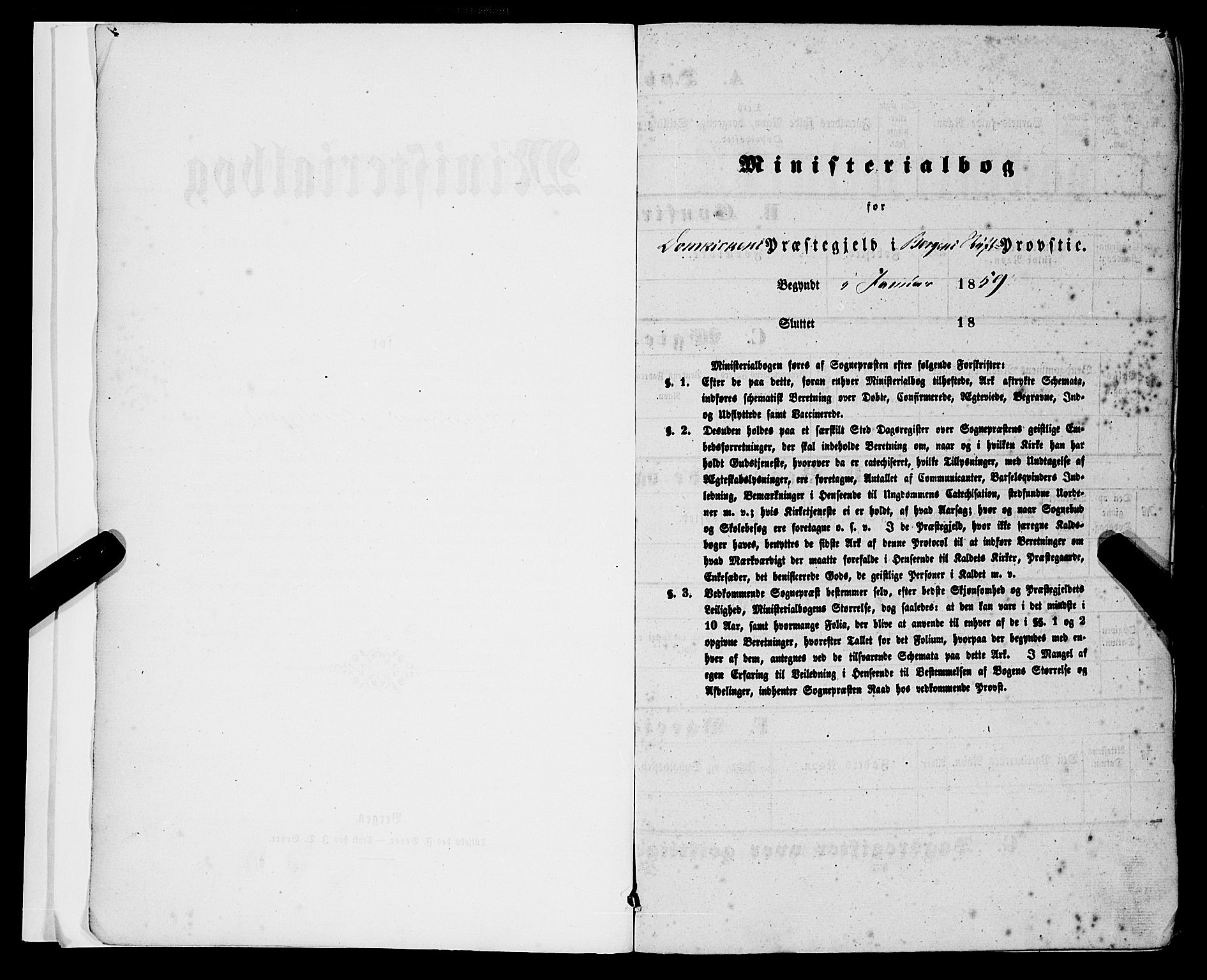 Domkirken sokneprestembete, SAB/A-74801/H/Haa/L0021: Parish register (official) no. B 4, 1859-1871, p. 2