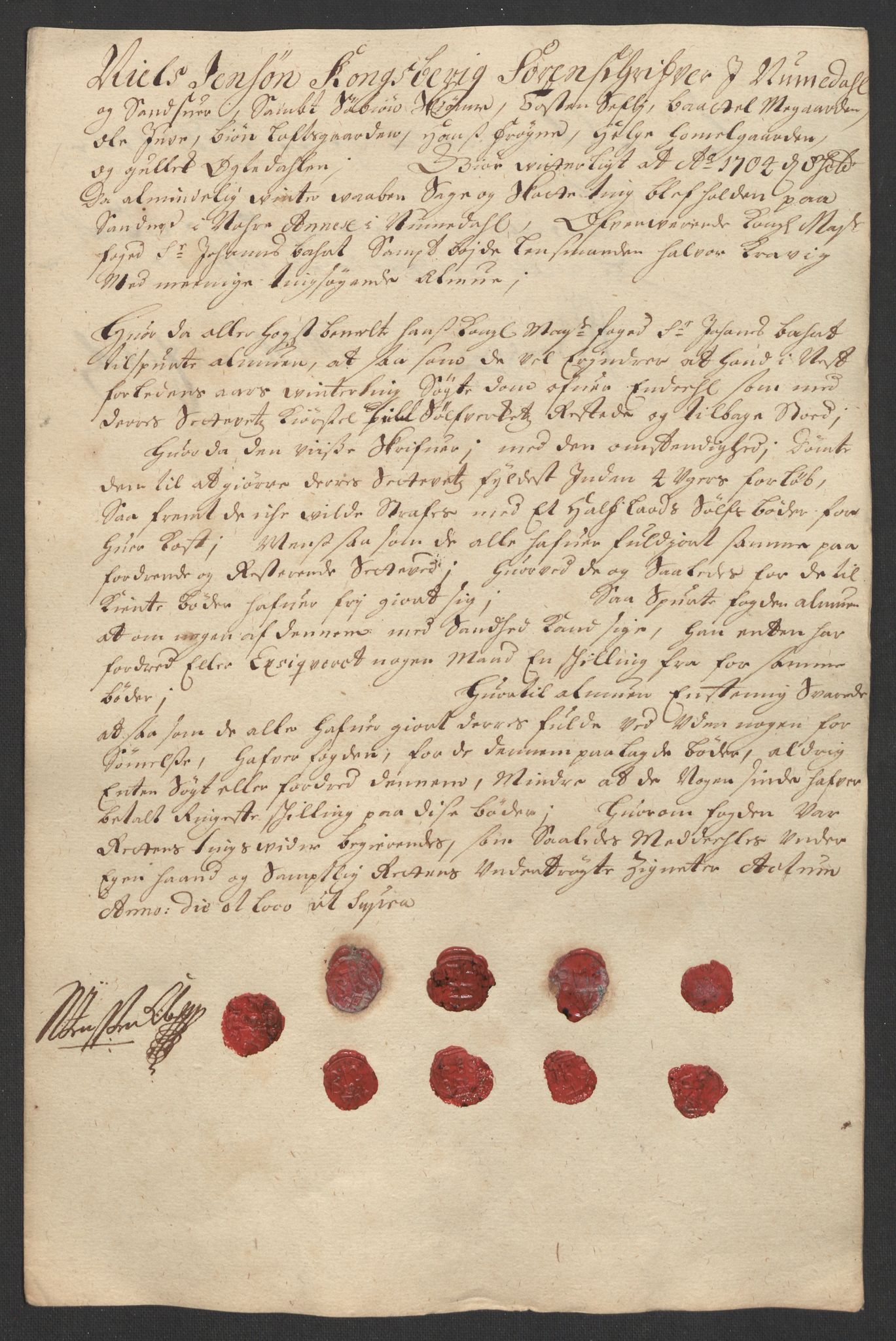 Rentekammeret inntil 1814, Reviderte regnskaper, Fogderegnskap, RA/EA-4092/R24/L1581: Fogderegnskap Numedal og Sandsvær, 1703, p. 233