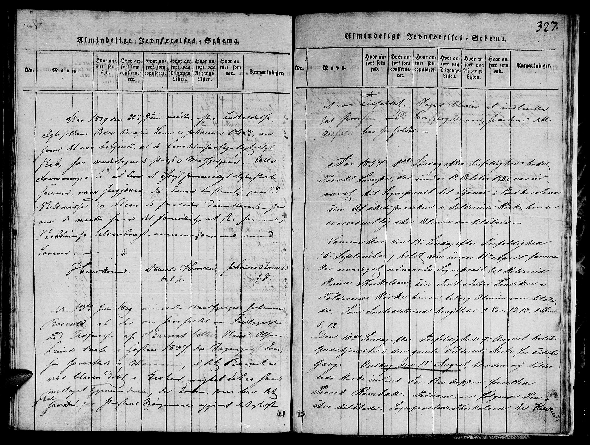 Ministerialprotokoller, klokkerbøker og fødselsregistre - Nord-Trøndelag, SAT/A-1458/780/L0648: Parish register (copy) no. 780C01 /1, 1815-1870, p. 327