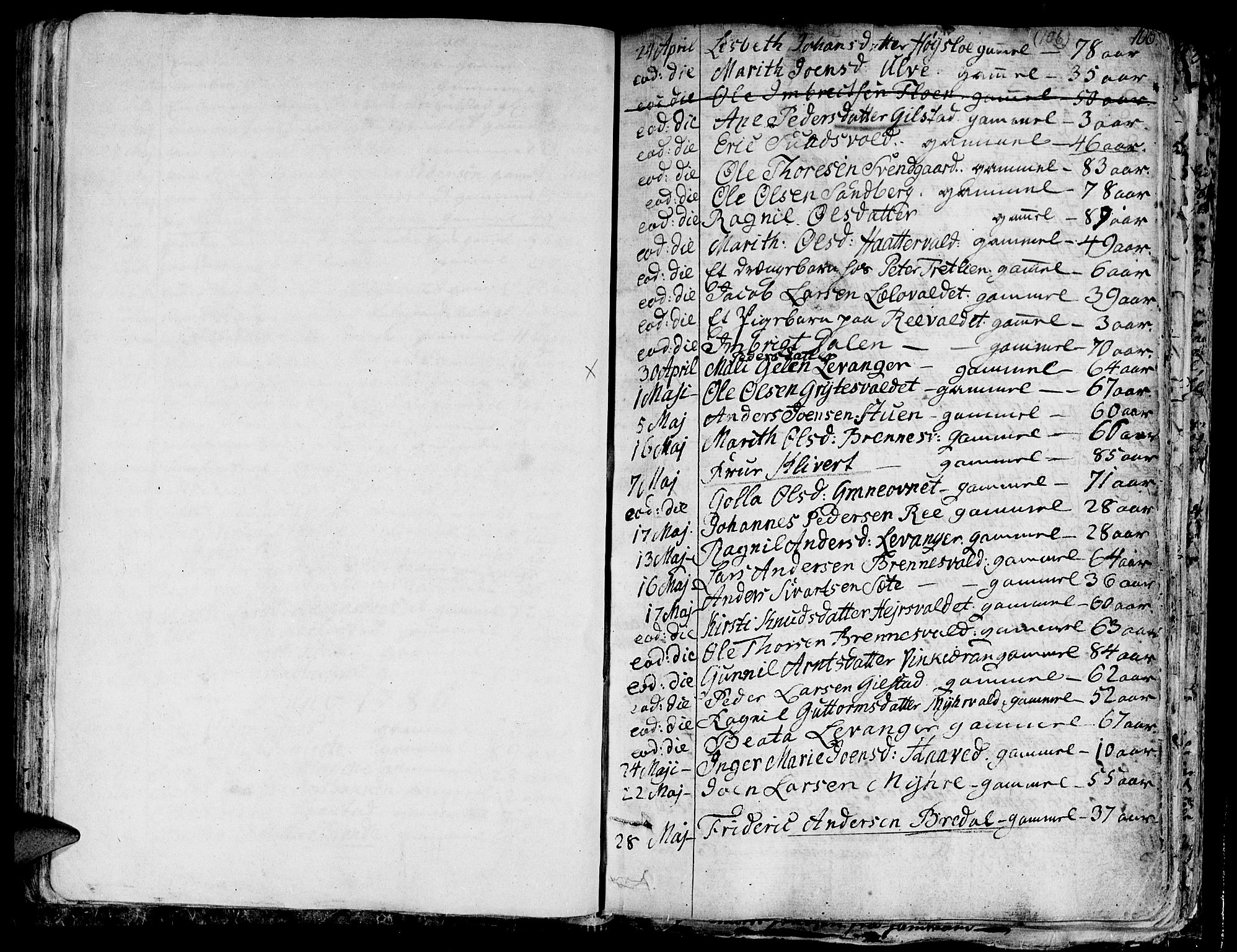 Ministerialprotokoller, klokkerbøker og fødselsregistre - Nord-Trøndelag, SAT/A-1458/717/L0142: Parish register (official) no. 717A02 /1, 1783-1809, p. 106
