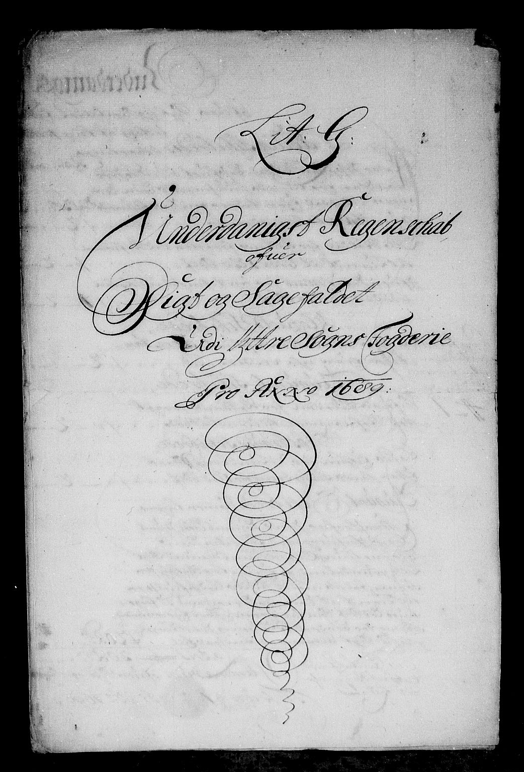 Rentekammeret inntil 1814, Reviderte regnskaper, Stiftamtstueregnskaper, Bergen stiftamt, AV/RA-EA-6043/R/Rc/L0091: Bergen stiftamt, 1689