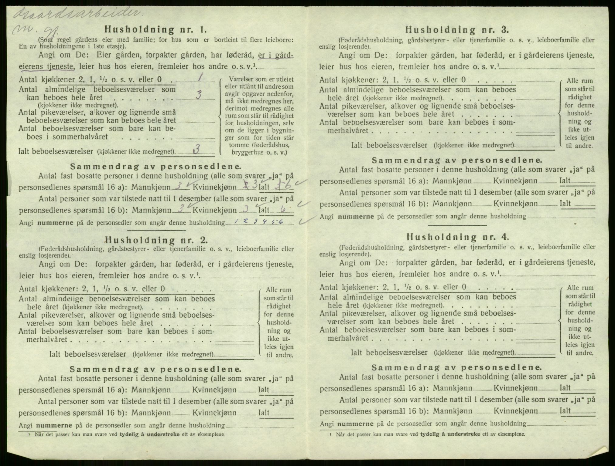 SAKO, 1920 census for Strømm, 1920, p. 27