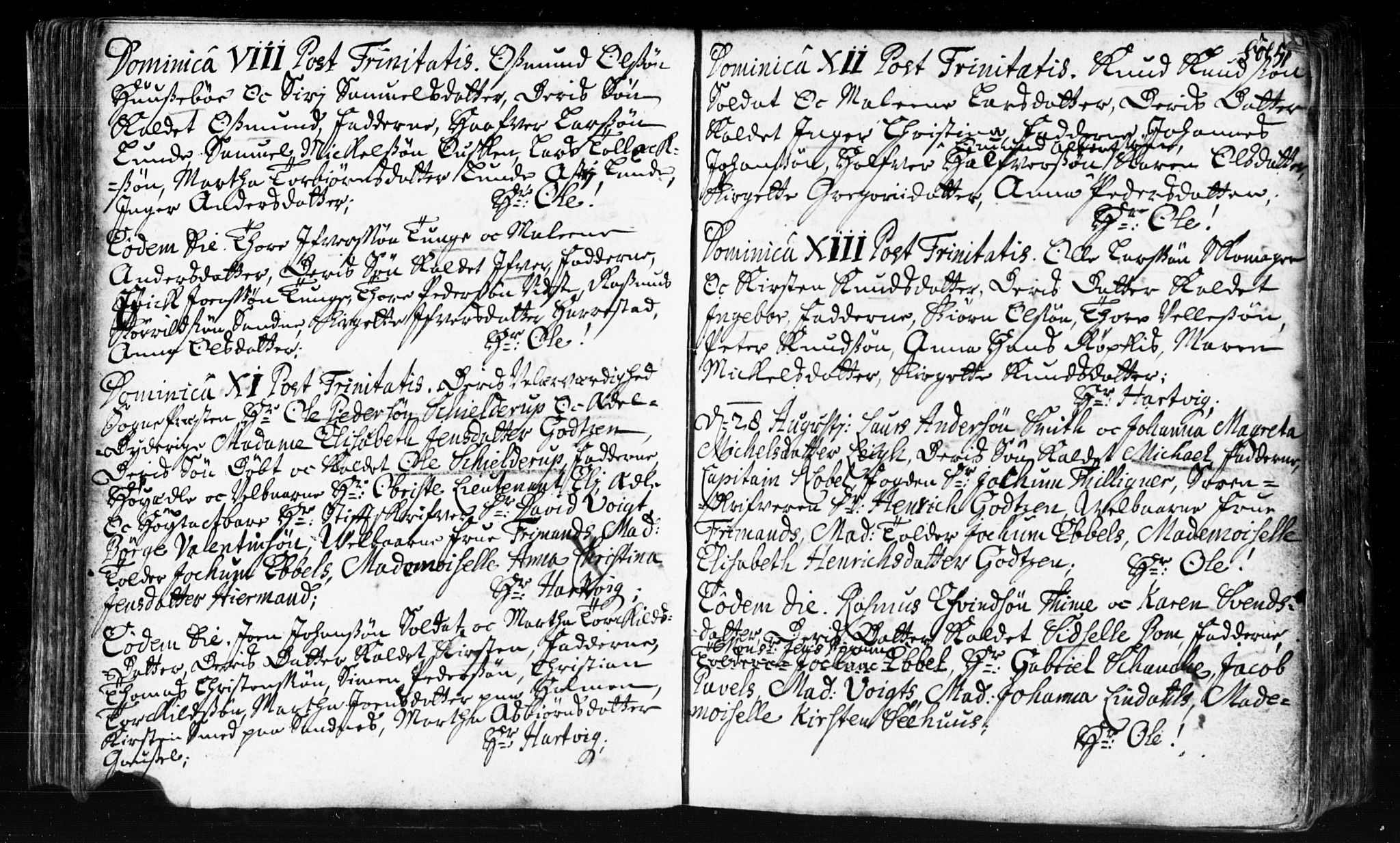 Domkirken sokneprestkontor, SAST/A-101812/001/30/30BB/L0002: Parish register (copy) no. B 2, 1714-1733, p. 51