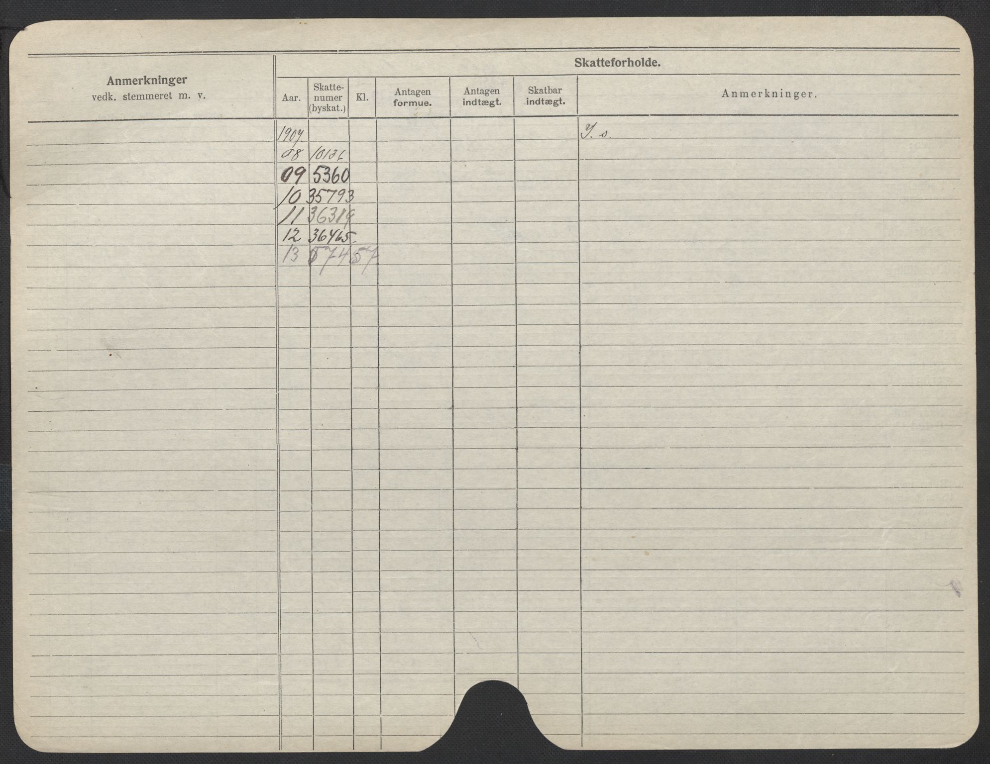 Oslo folkeregister, Registerkort, AV/SAO-A-11715/F/Fa/Fac/L0017: Kvinner, 1906-1914, p. 495b