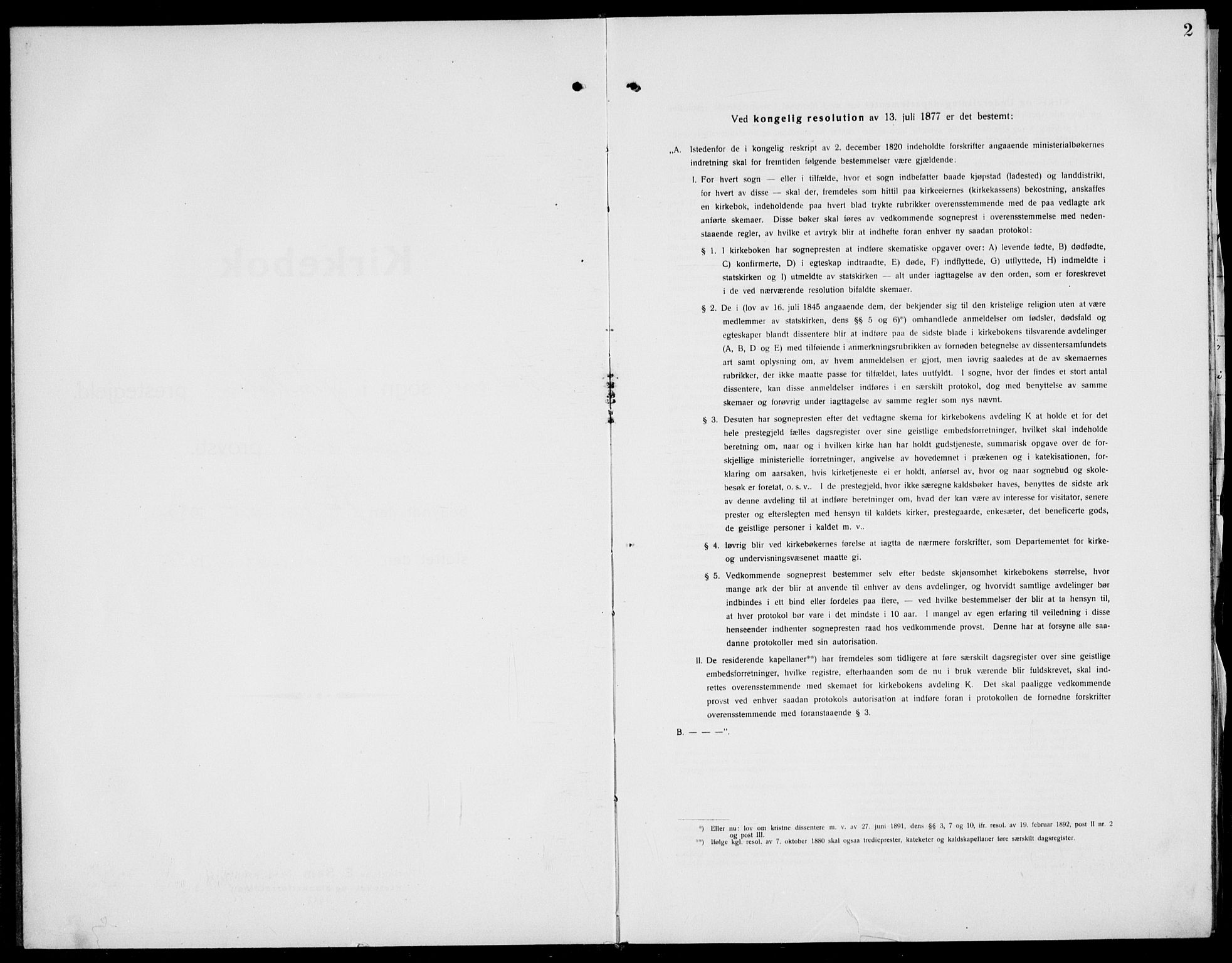 Austre Moland sokneprestkontor, SAK/1111-0001/F/Fb/Fba/L0005: Parish register (copy) no. B 4b, 1914-1935, p. 2