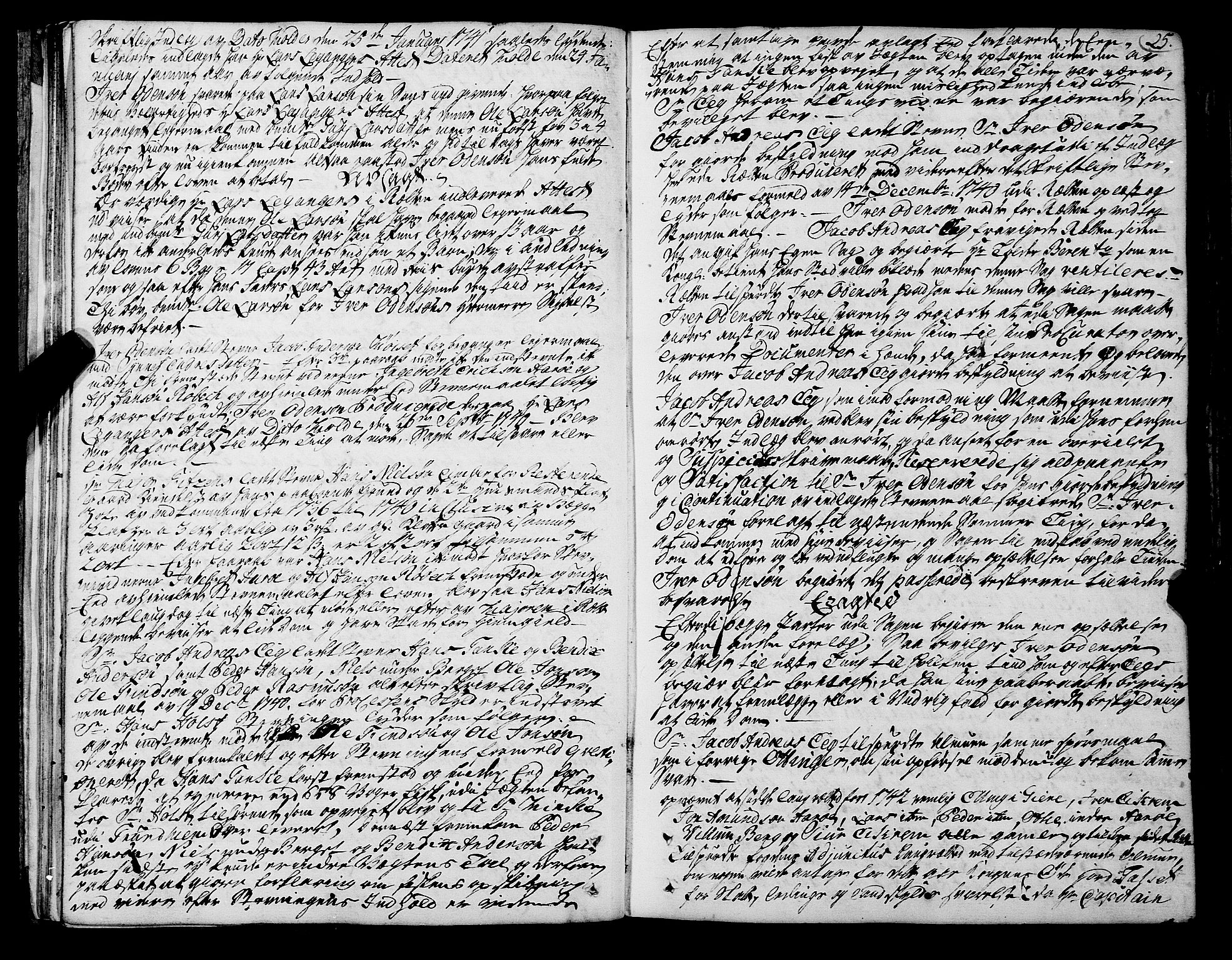 Romsdal sorenskriveri, SAT/A-4149/1/1/1A/L0012: Tingbok, 1740-1749, p. 24b-25a