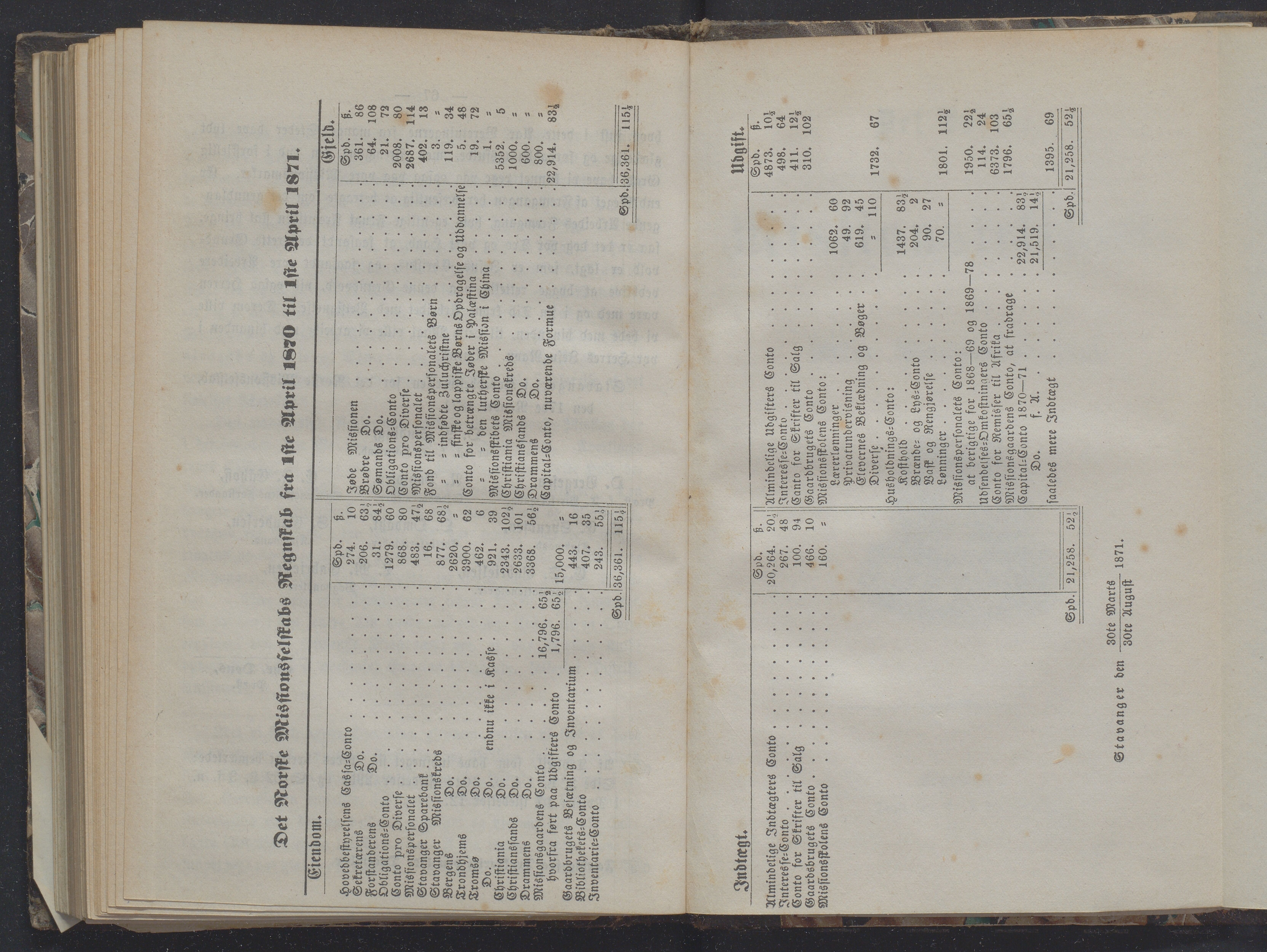 Det Norske Misjonsselskap - hovedadministrasjonen, VID/MA-A-1045/D/Db/Dba/L0337/0010: Beretninger, Bøker, Skrifter o.l   / Årsberetninger 29 , 1871