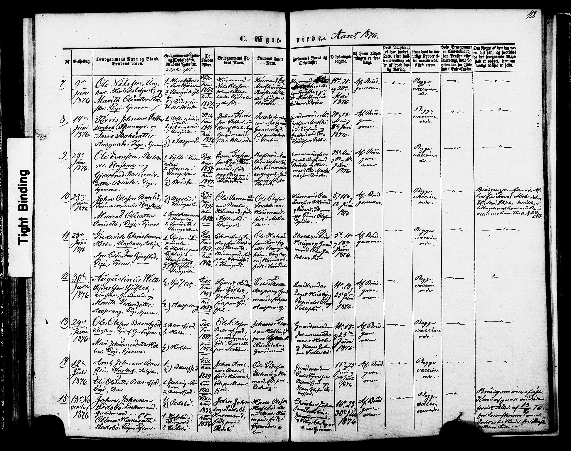 Ministerialprotokoller, klokkerbøker og fødselsregistre - Møre og Romsdal, AV/SAT-A-1454/592/L1027: Parish register (official) no. 592A05, 1865-1878, p. 168