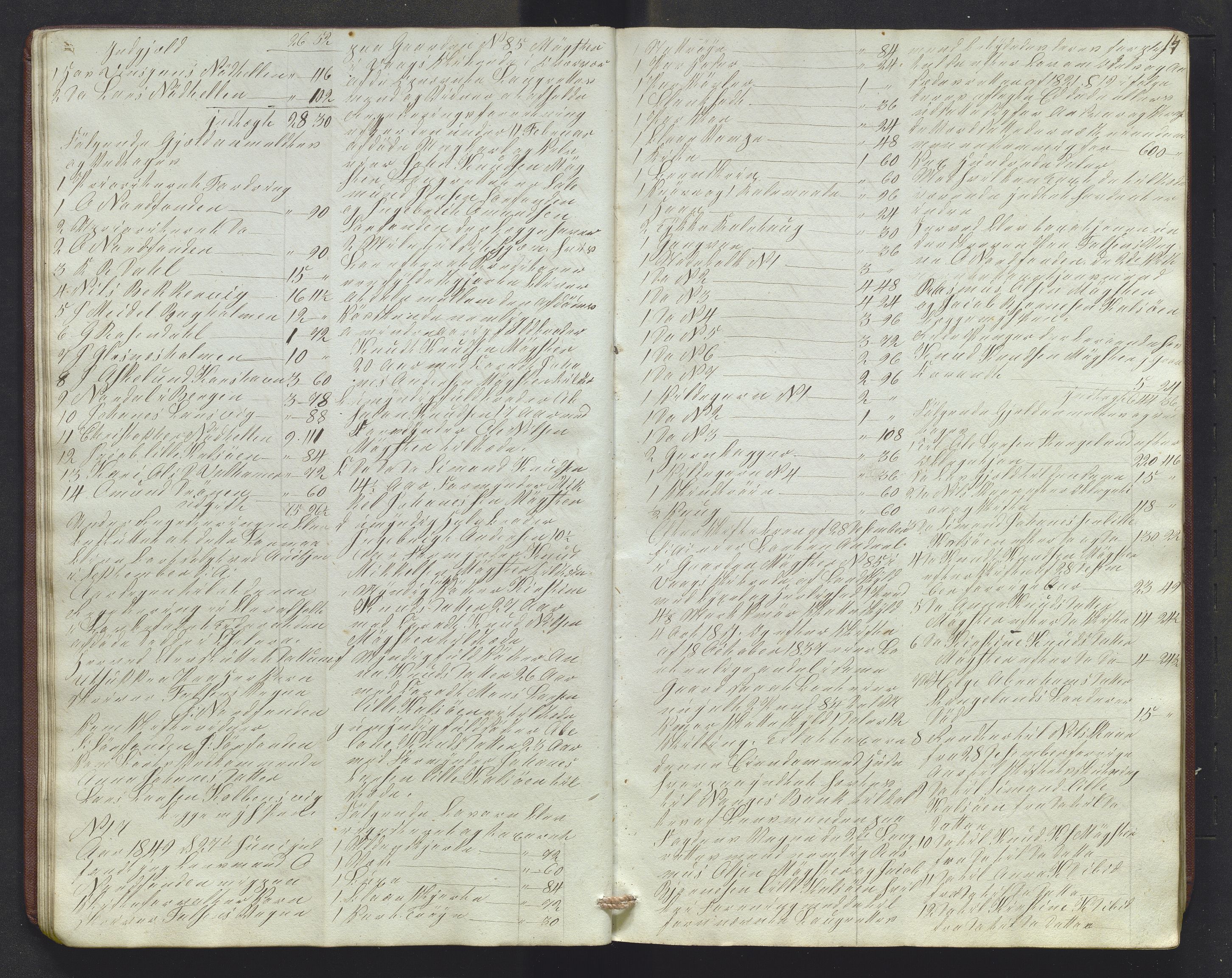 Lensmannen i Sund og Austevoll, AV/SAB-A-35201/0006/L0009: Registreringsprotokoll, 1848-1863, p. 13b-14a