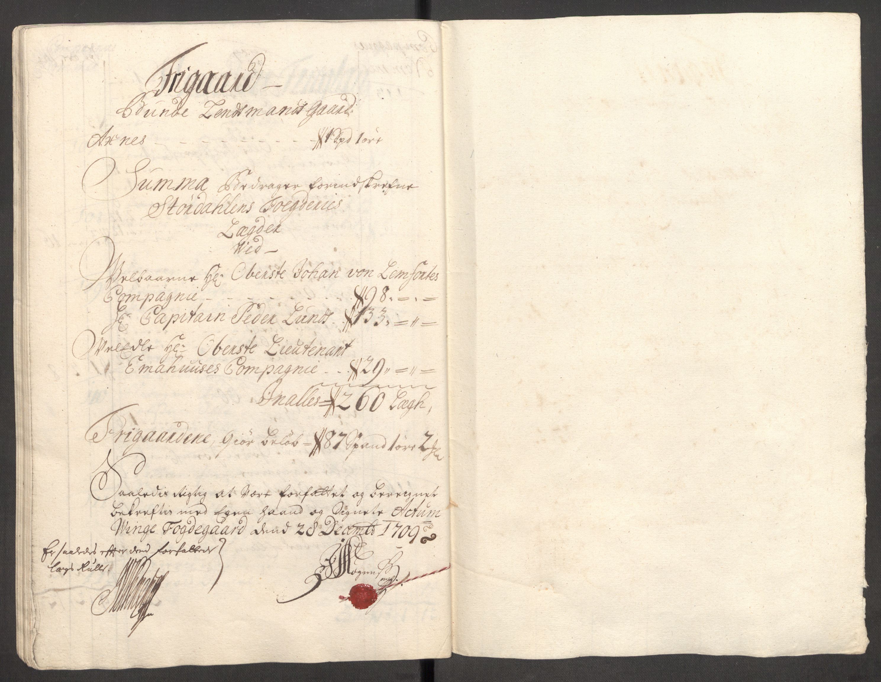 Rentekammeret inntil 1814, Reviderte regnskaper, Fogderegnskap, RA/EA-4092/R62/L4199: Fogderegnskap Stjørdal og Verdal, 1709, p. 113