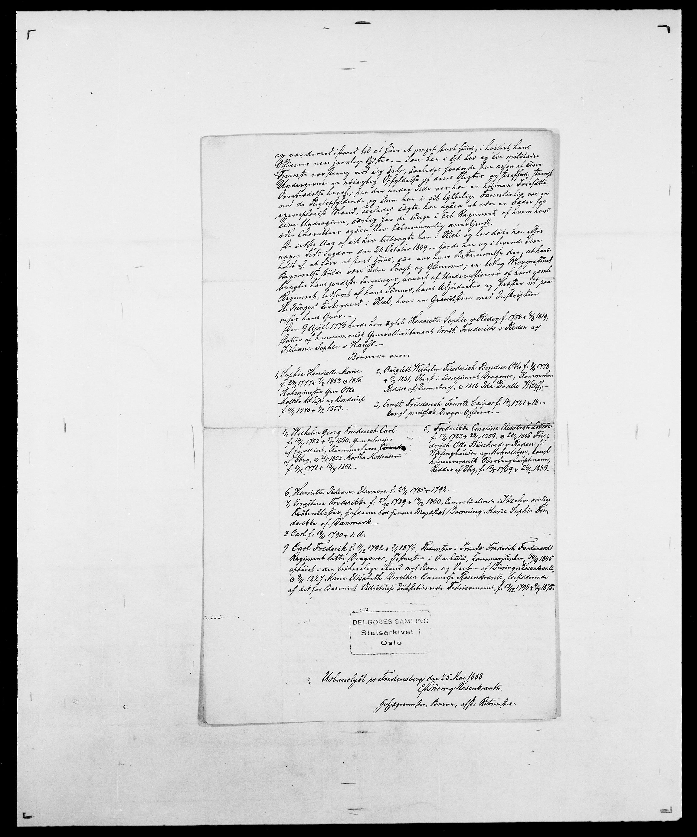 Delgobe, Charles Antoine - samling, AV/SAO-PAO-0038/D/Da/L0010: Dürendahl - Fagelund, p. 18