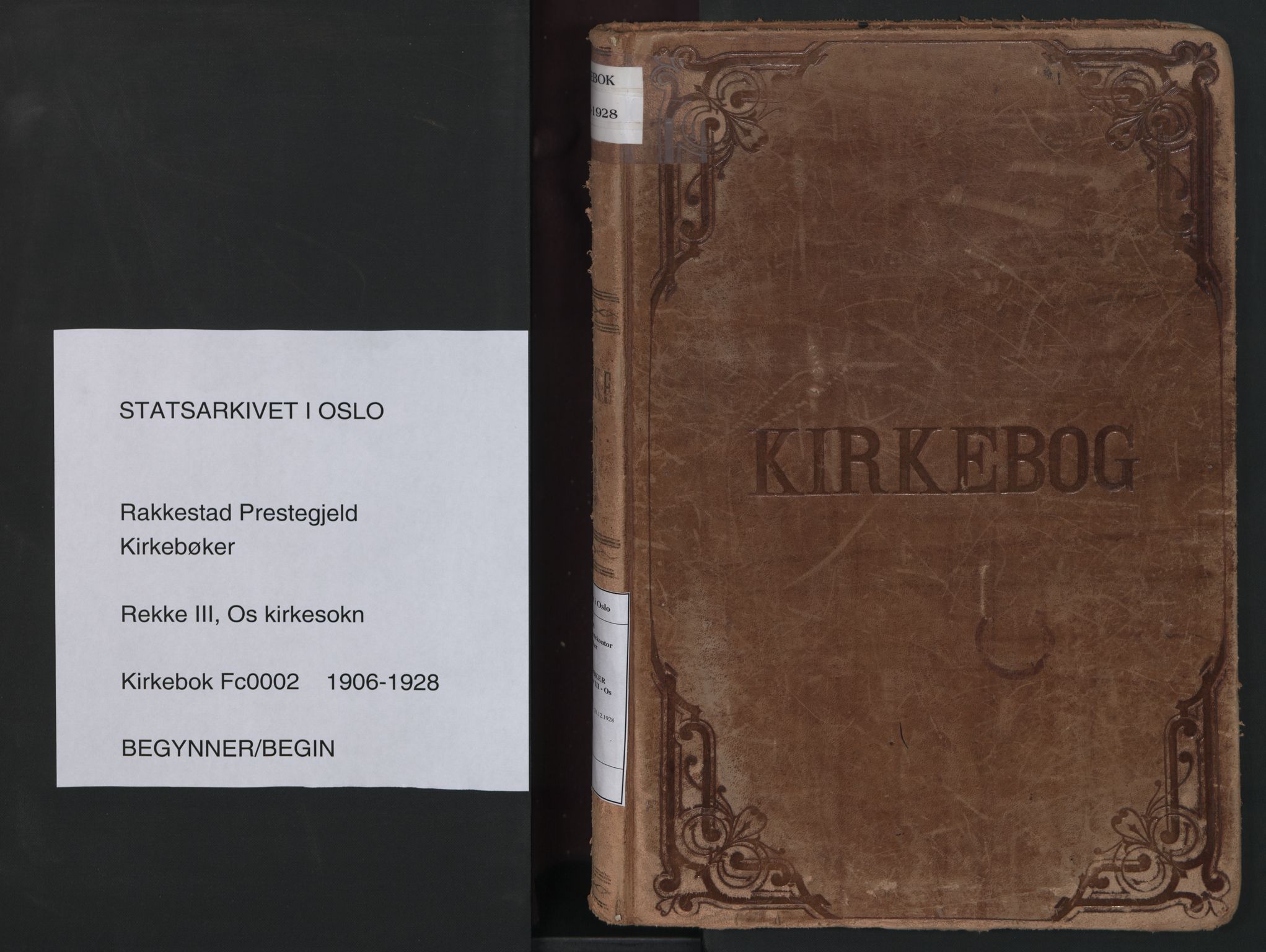 Rakkestad prestekontor Kirkebøker, AV/SAO-A-2008/F/Fc/L0002: Parish register (official) no. III 2, 1906-1928