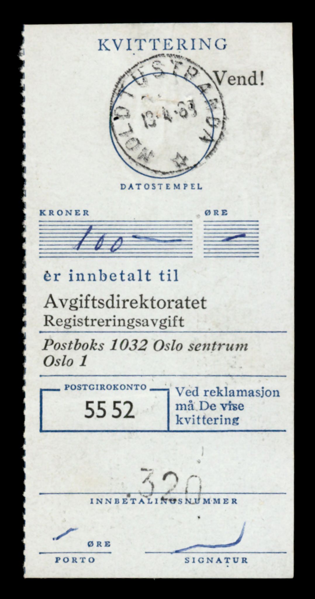 Møre og Romsdal vegkontor - Ålesund trafikkstasjon, SAT/A-4099/F/Fe/L0036: Registreringskort for kjøretøy T 12831 - T 13030, 1927-1998, p. 2803