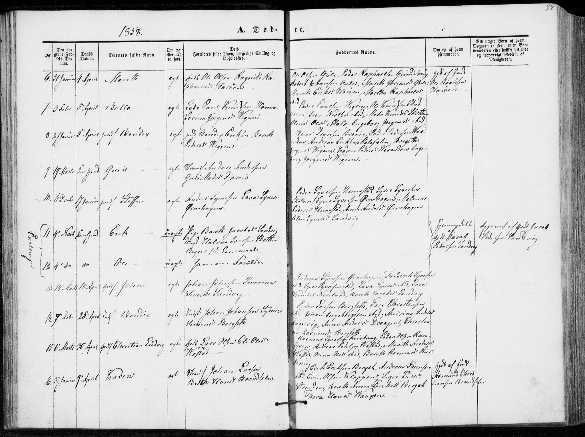 Ministerialprotokoller, klokkerbøker og fødselsregistre - Møre og Romsdal, AV/SAT-A-1454/566/L0767: Parish register (official) no. 566A06, 1852-1868, p. 34