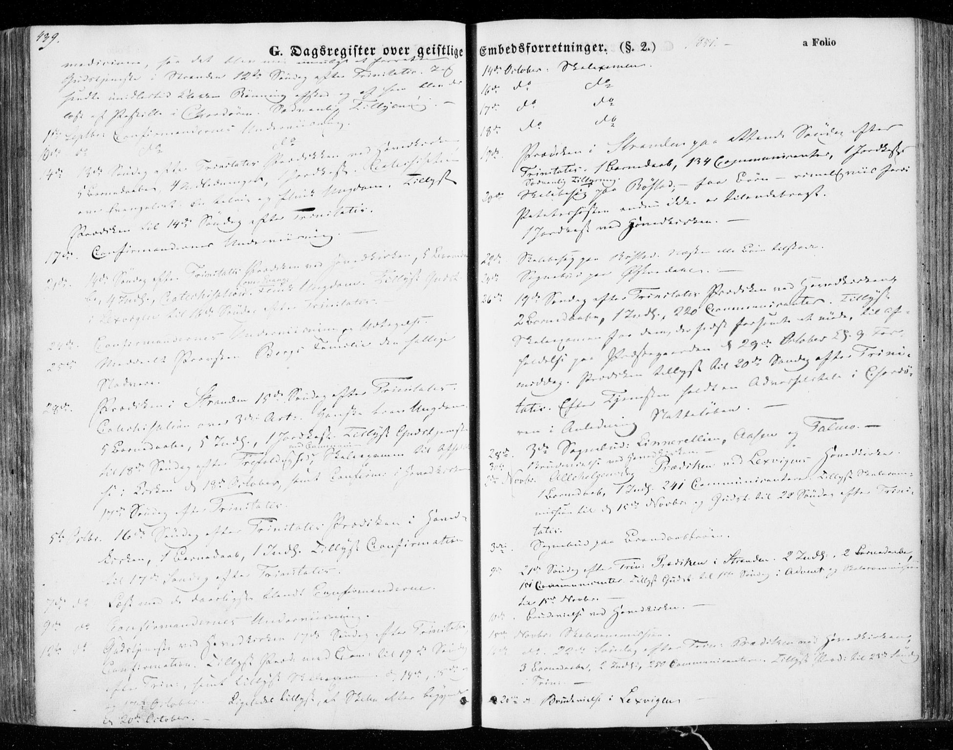Ministerialprotokoller, klokkerbøker og fødselsregistre - Nord-Trøndelag, SAT/A-1458/701/L0007: Parish register (official) no. 701A07 /1, 1842-1854, p. 439