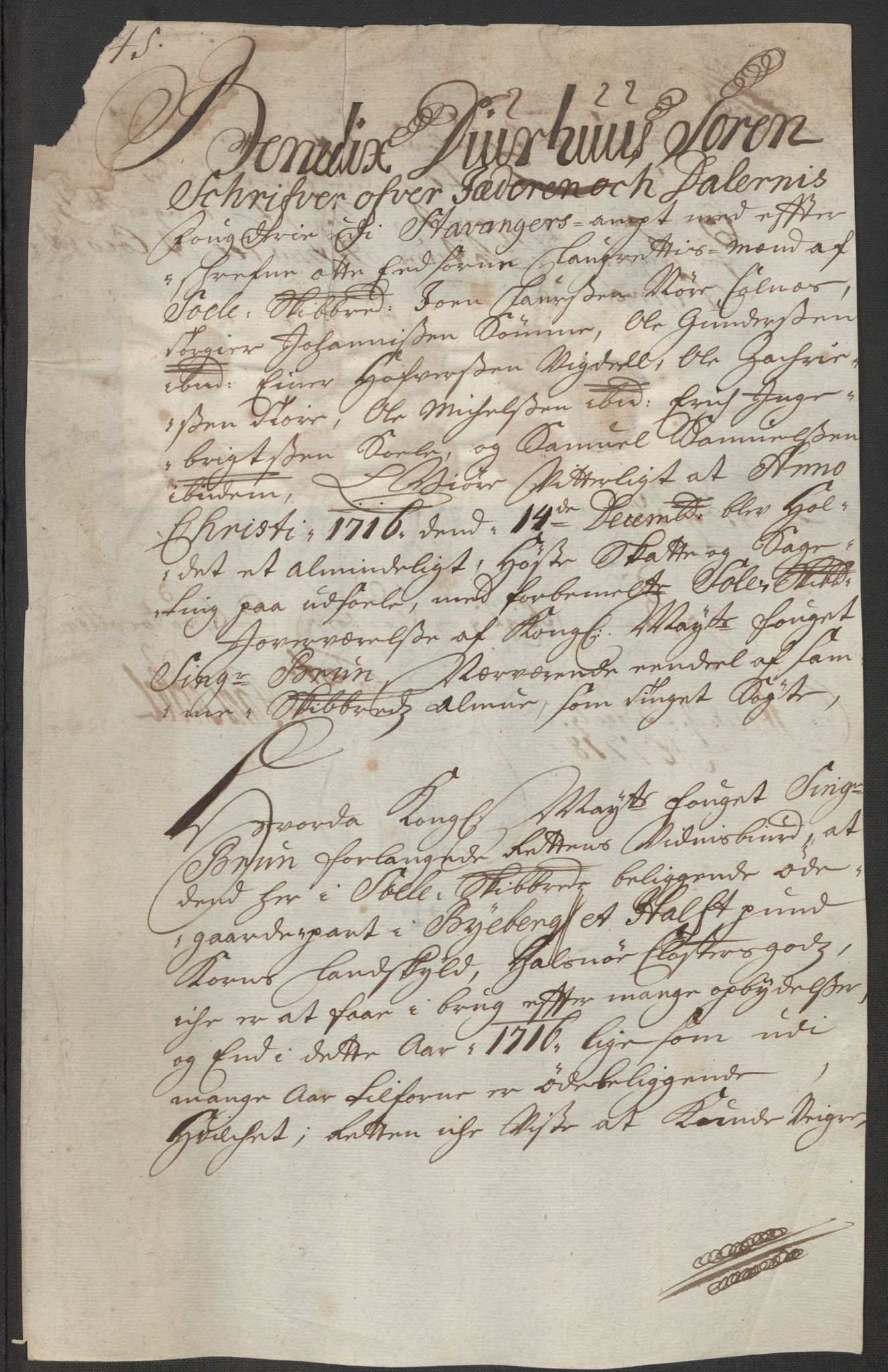 Rentekammeret inntil 1814, Reviderte regnskaper, Fogderegnskap, AV/RA-EA-4092/R46/L2740: Fogderegnskap Jæren og Dalane, 1715-1716, p. 463