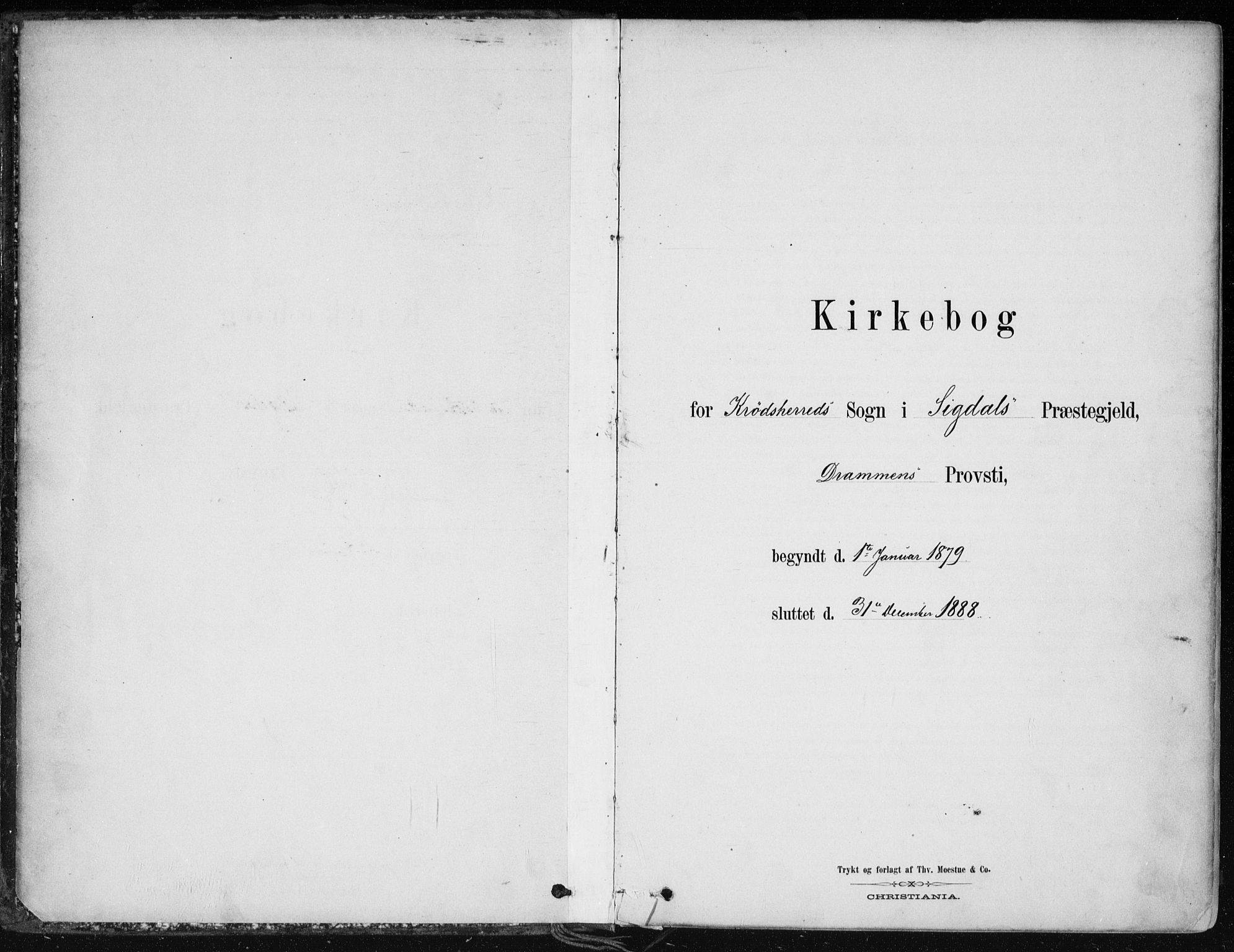 Krødsherad kirkebøker, AV/SAKO-A-19/F/Fa/L0005: Parish register (official) no. 5, 1879-1888