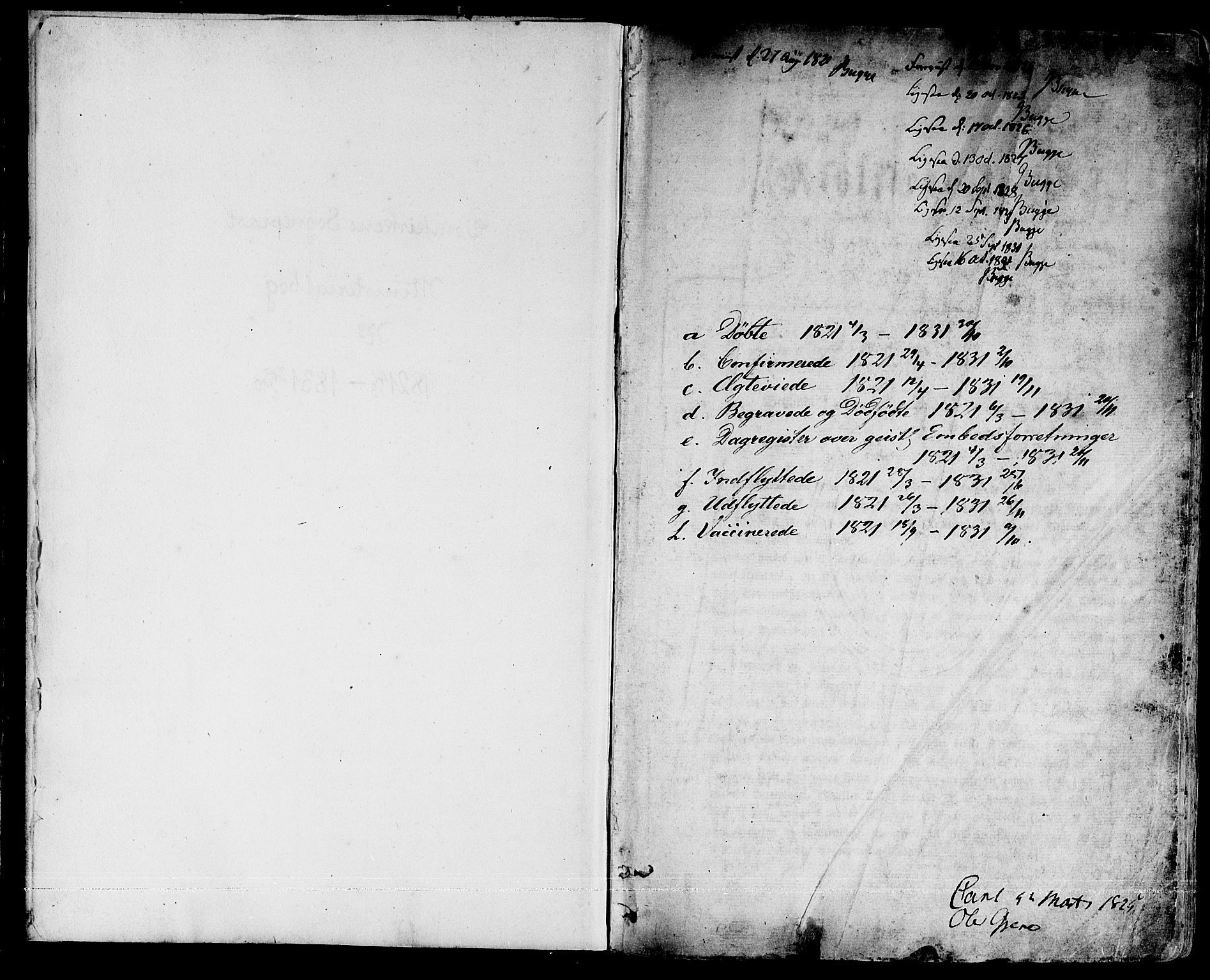 Ministerialprotokoller, klokkerbøker og fødselsregistre - Sør-Trøndelag, AV/SAT-A-1456/601/L0045: Parish register (official) no. 601A13, 1821-1831