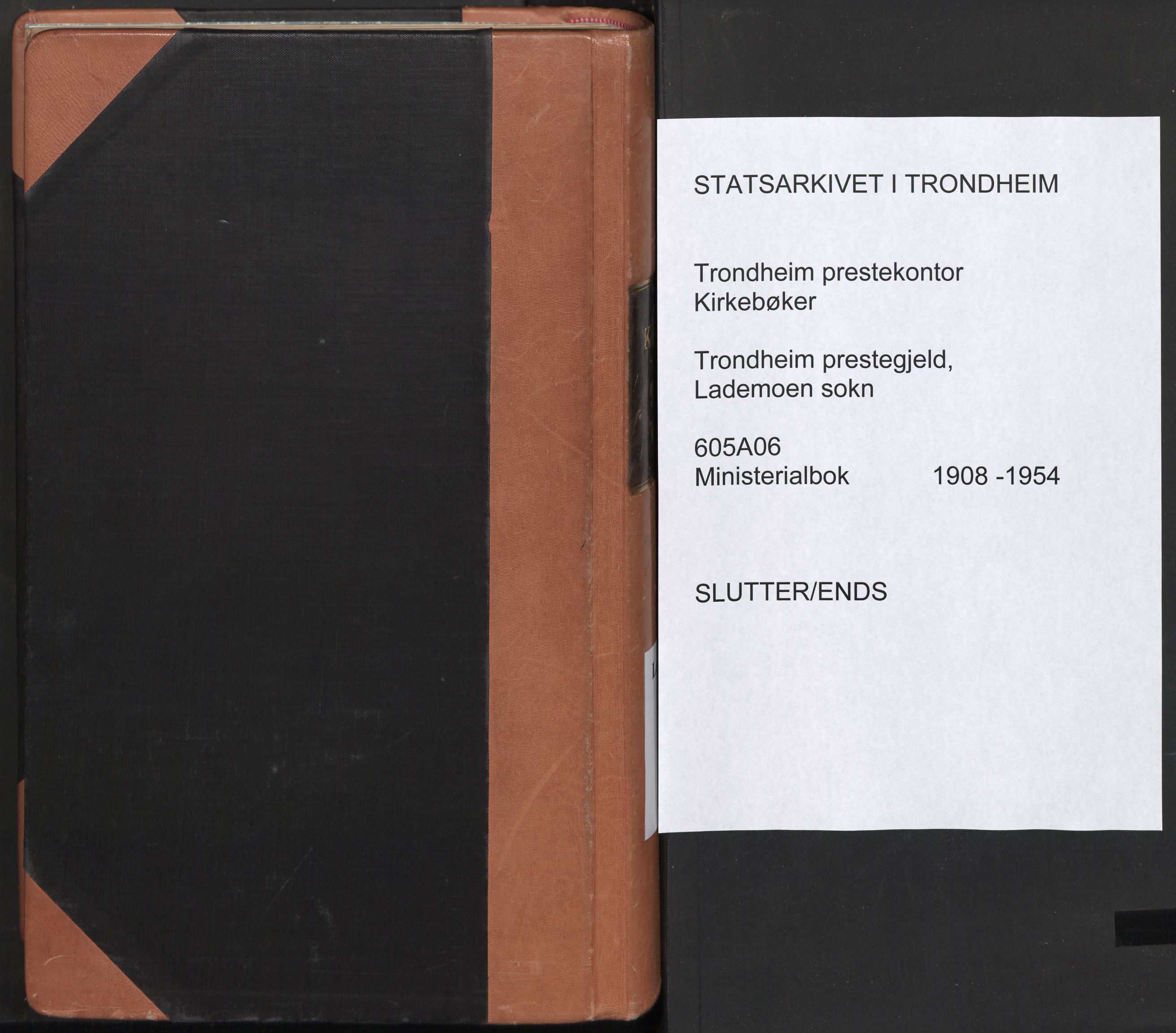 Ministerialprotokoller, klokkerbøker og fødselsregistre - Sør-Trøndelag, SAT/A-1456/605/L0244: Parish register (official) no. 605A06, 1908-1954, p. 297