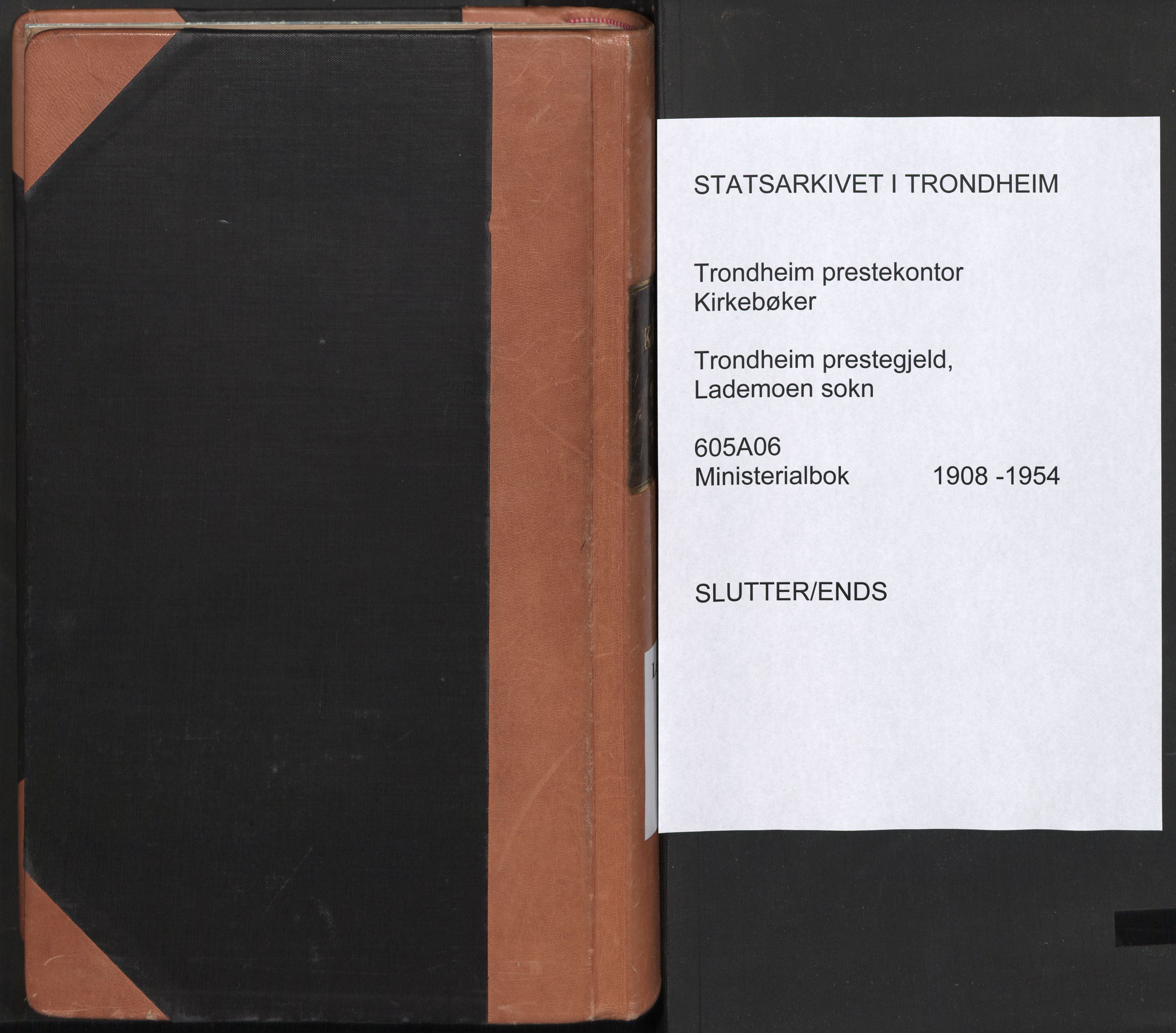 Ministerialprotokoller, klokkerbøker og fødselsregistre - Sør-Trøndelag, AV/SAT-A-1456/605/L0244: Parish register (official) no. 605A06, 1908-1954, p. 297