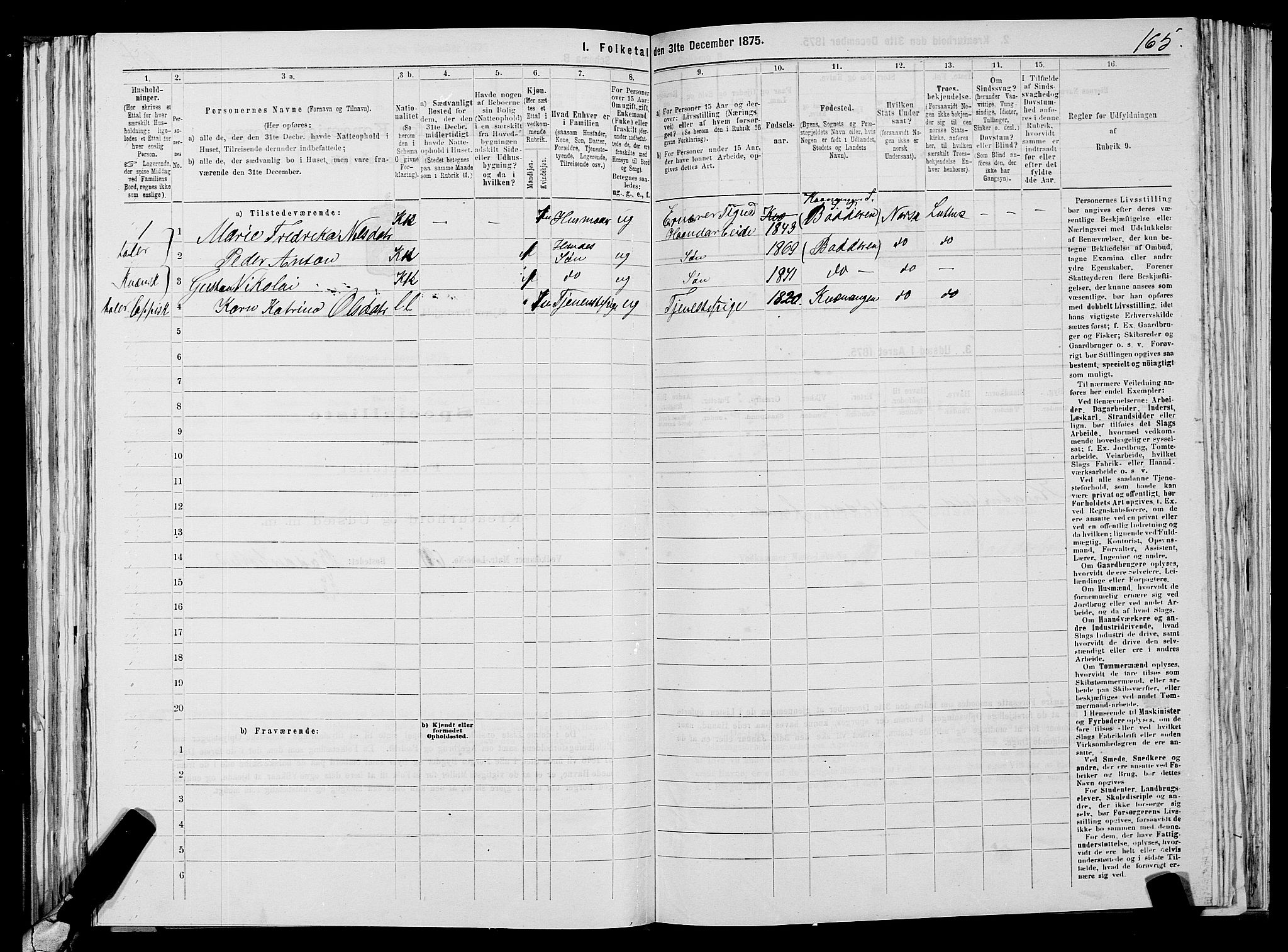 SATØ, 1875 census for 1941P Skjervøy, 1875, p. 1165