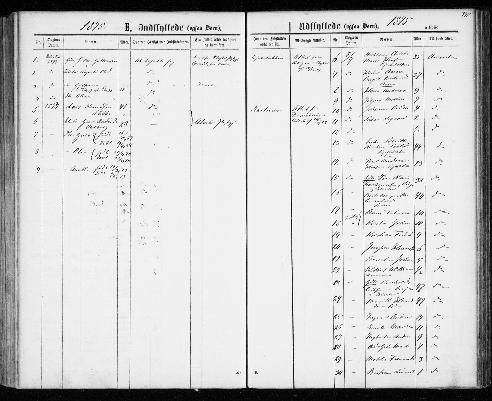 Tranøy sokneprestkontor, SATØ/S-1313/I/Ia/Iaa/L0008kirke: Parish register (official) no. 8, 1867-1877, p. 341