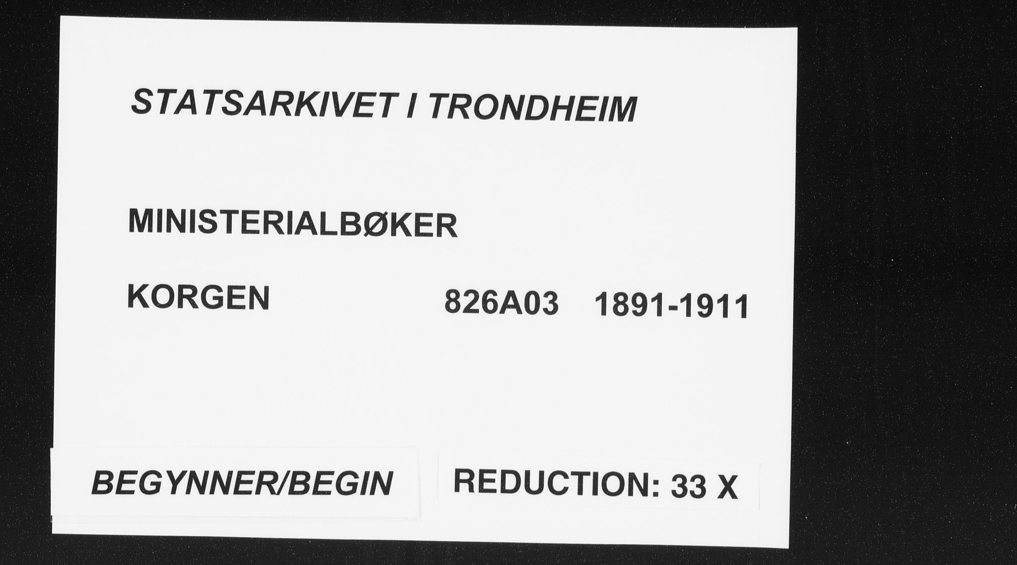 Ministerialprotokoller, klokkerbøker og fødselsregistre - Nordland, SAT/A-1459/826/L0380: Parish register (official) no. 826A03, 1891-1911