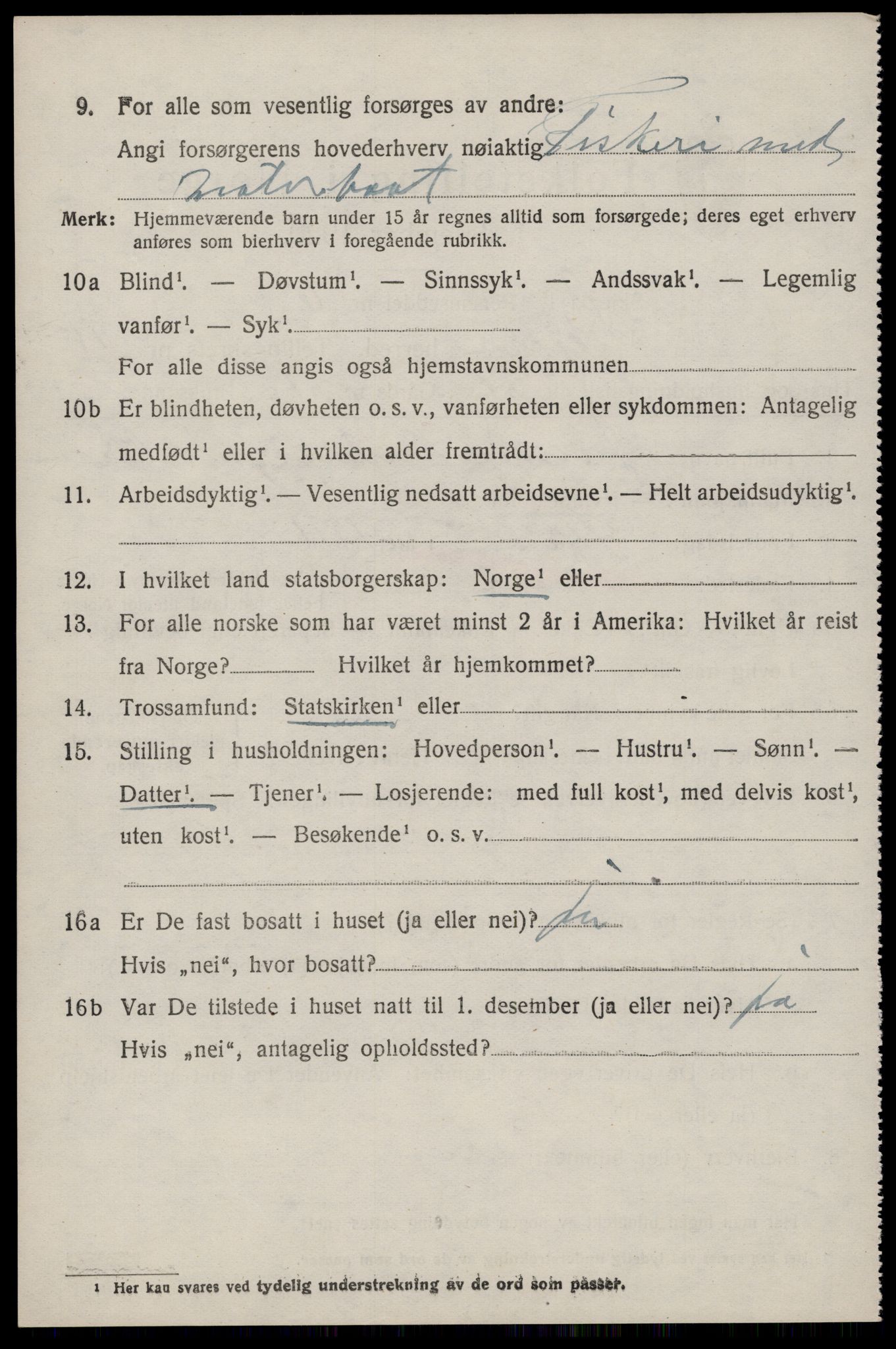 SAST, 1920 census for Skåre, 1920, p. 8475