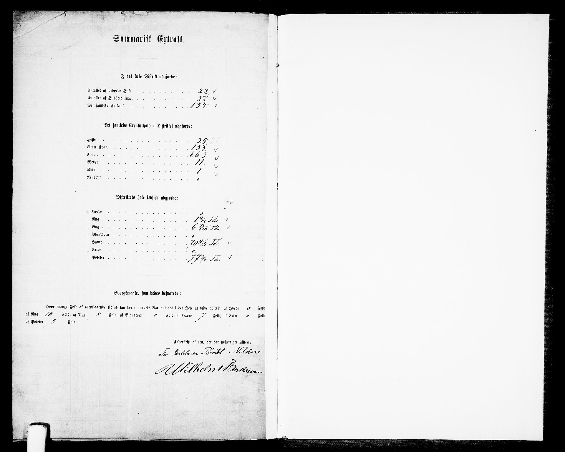 RA, 1865 census for Helleland, 1865, p. 149