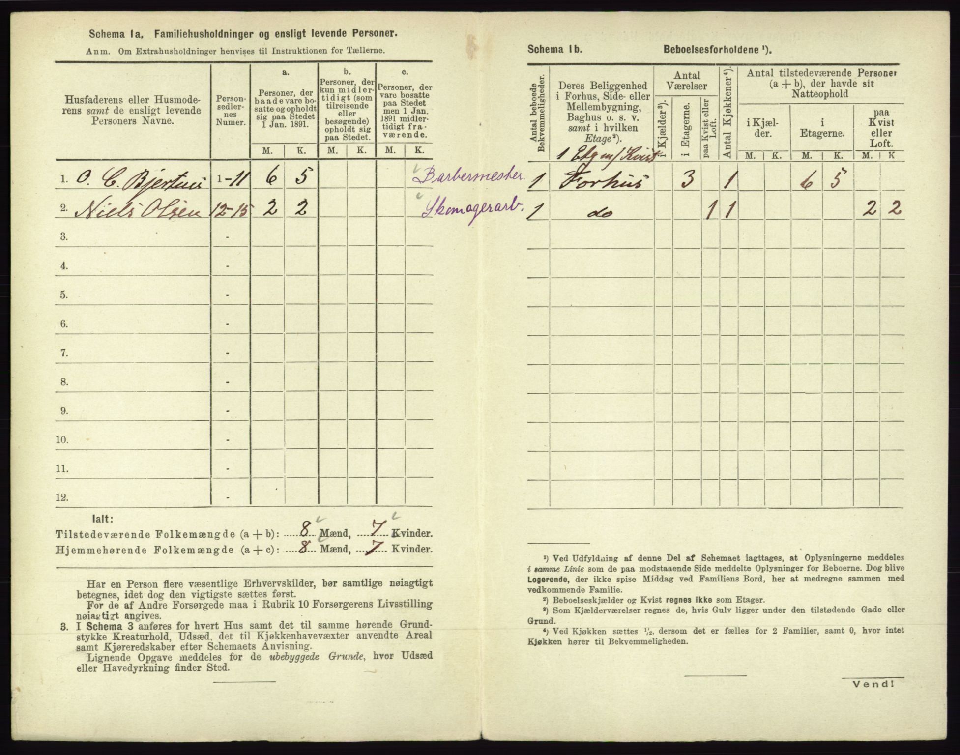 RA, 1891 census for 0602 Drammen, 1891, p. 1230