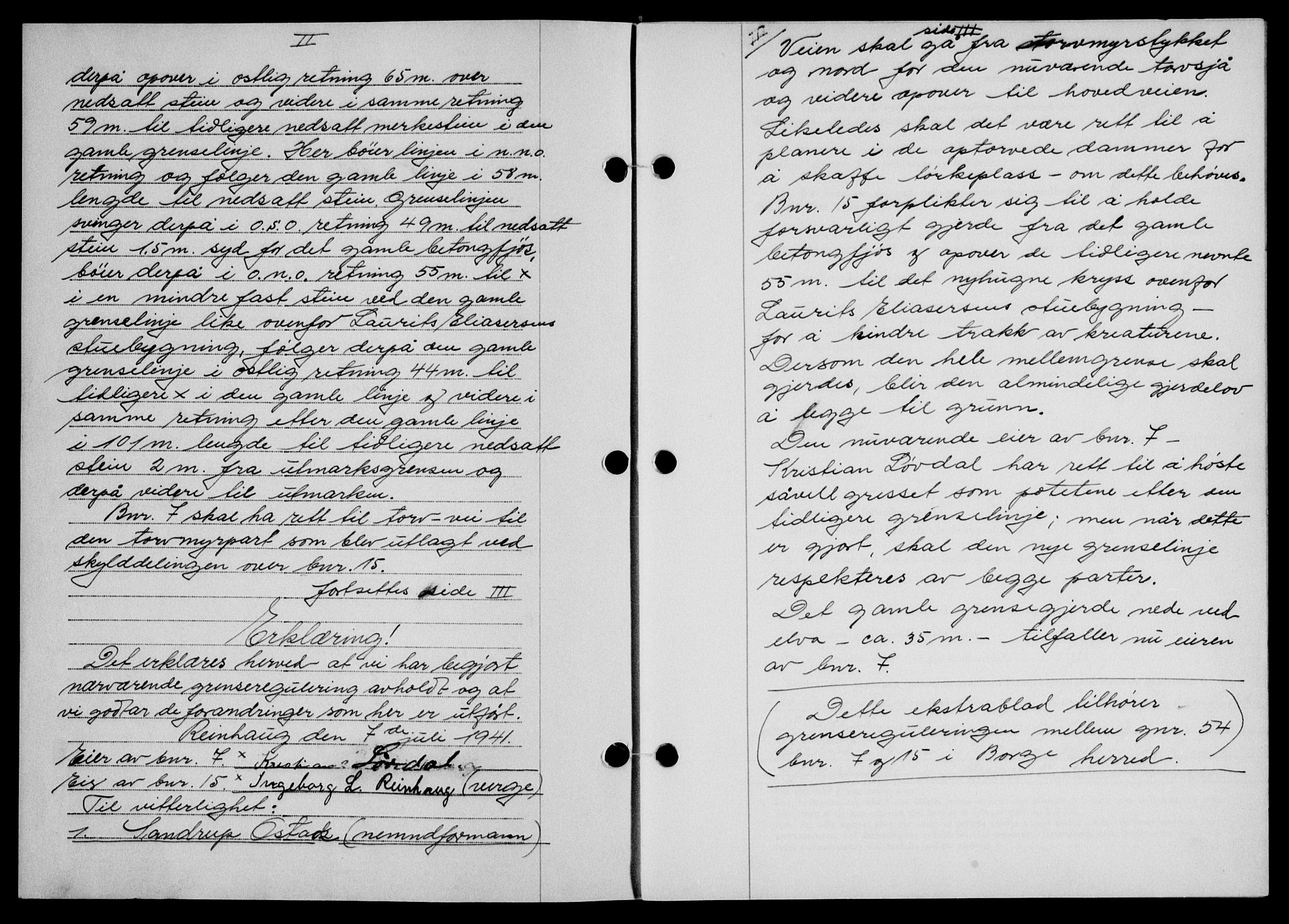 Lofoten sorenskriveri, SAT/A-0017/1/2/2C/L0008a: Mortgage book no. 8a, 1940-1941, Diary no: : 1655/1941