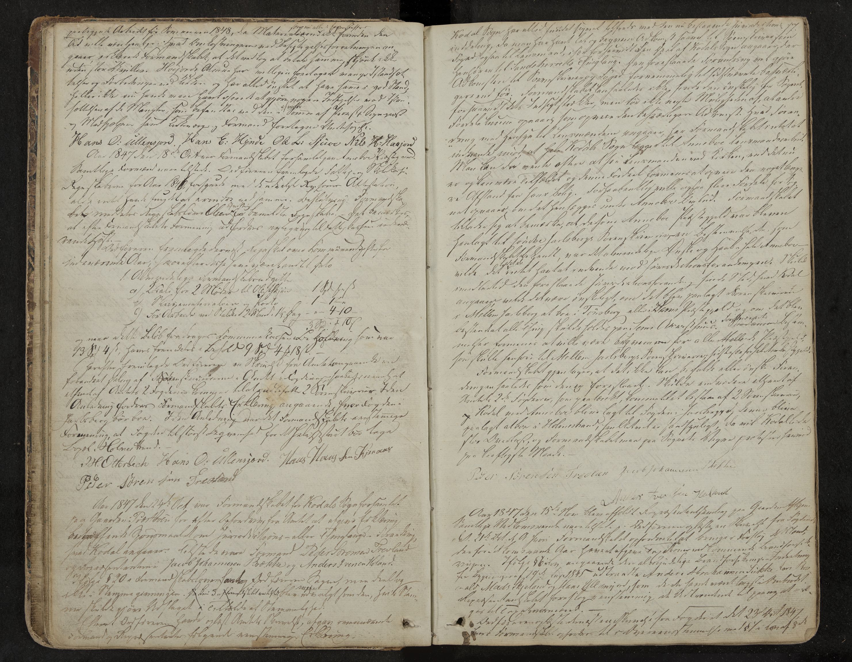 Andebu formannskap og sentraladministrasjon, IKAK/0719021-1/A/Aa/L0001: Møtebok med register, 1837-1869, p. 17